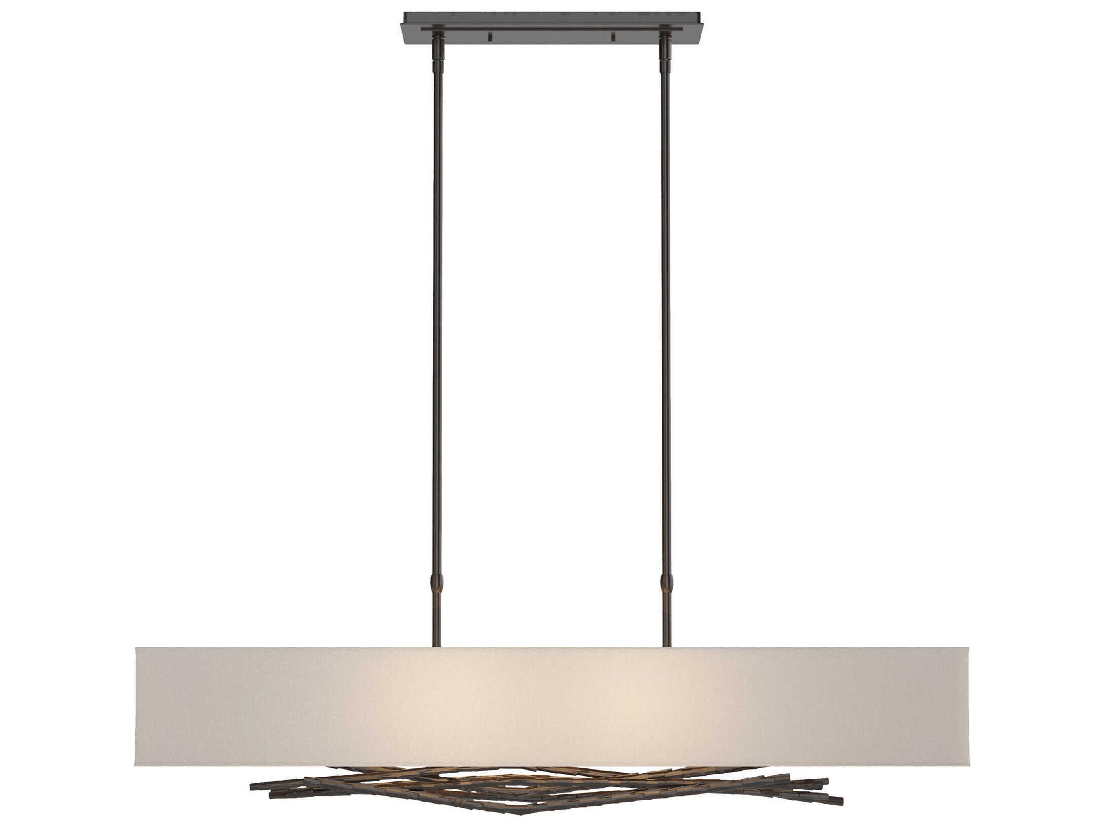 Hubbardton Forge Brindille 4-Light Steel Linear Island Pendant