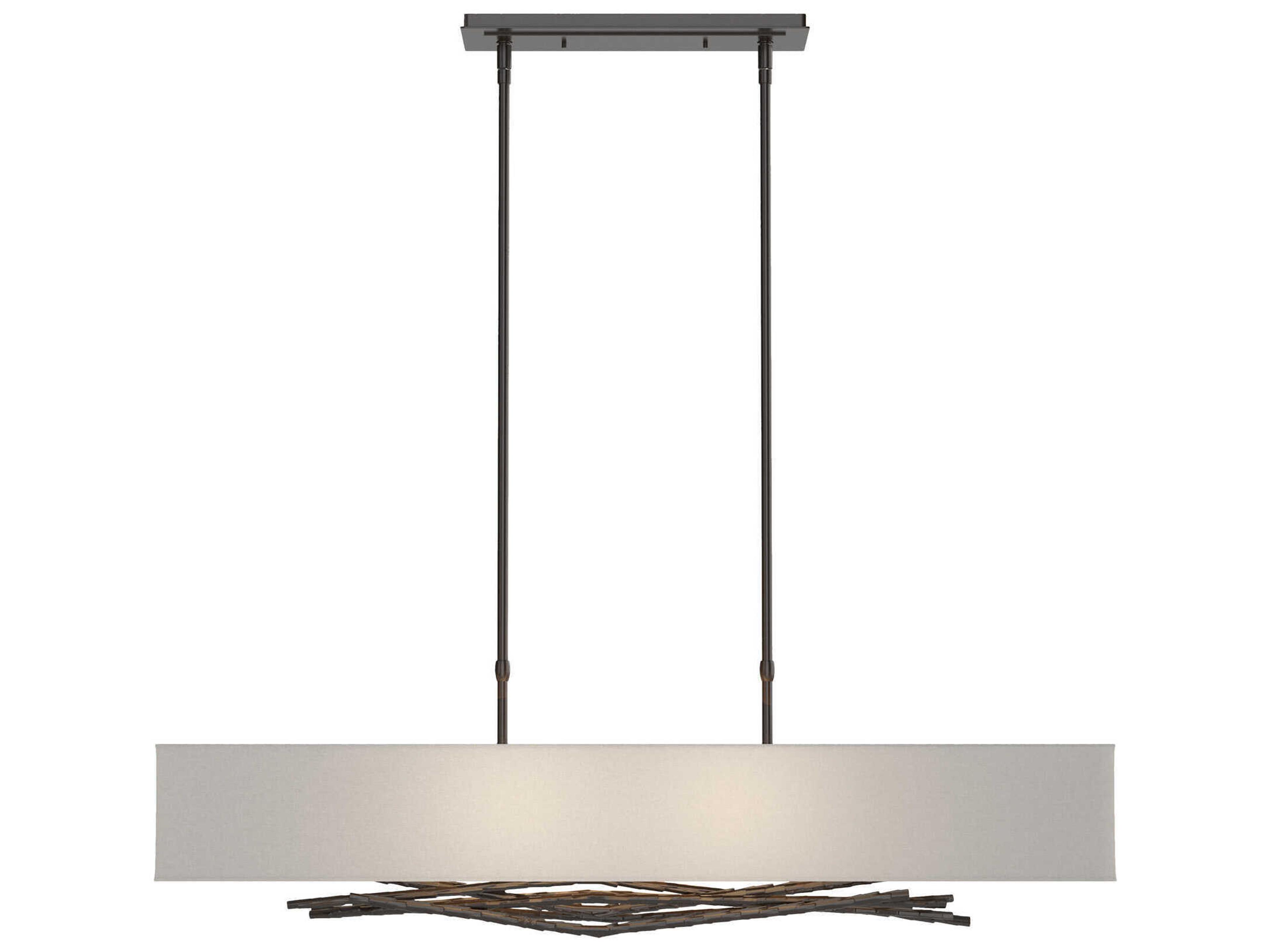 Hubbardton Forge Brindille 4-Light Steel Linear Island Pendant