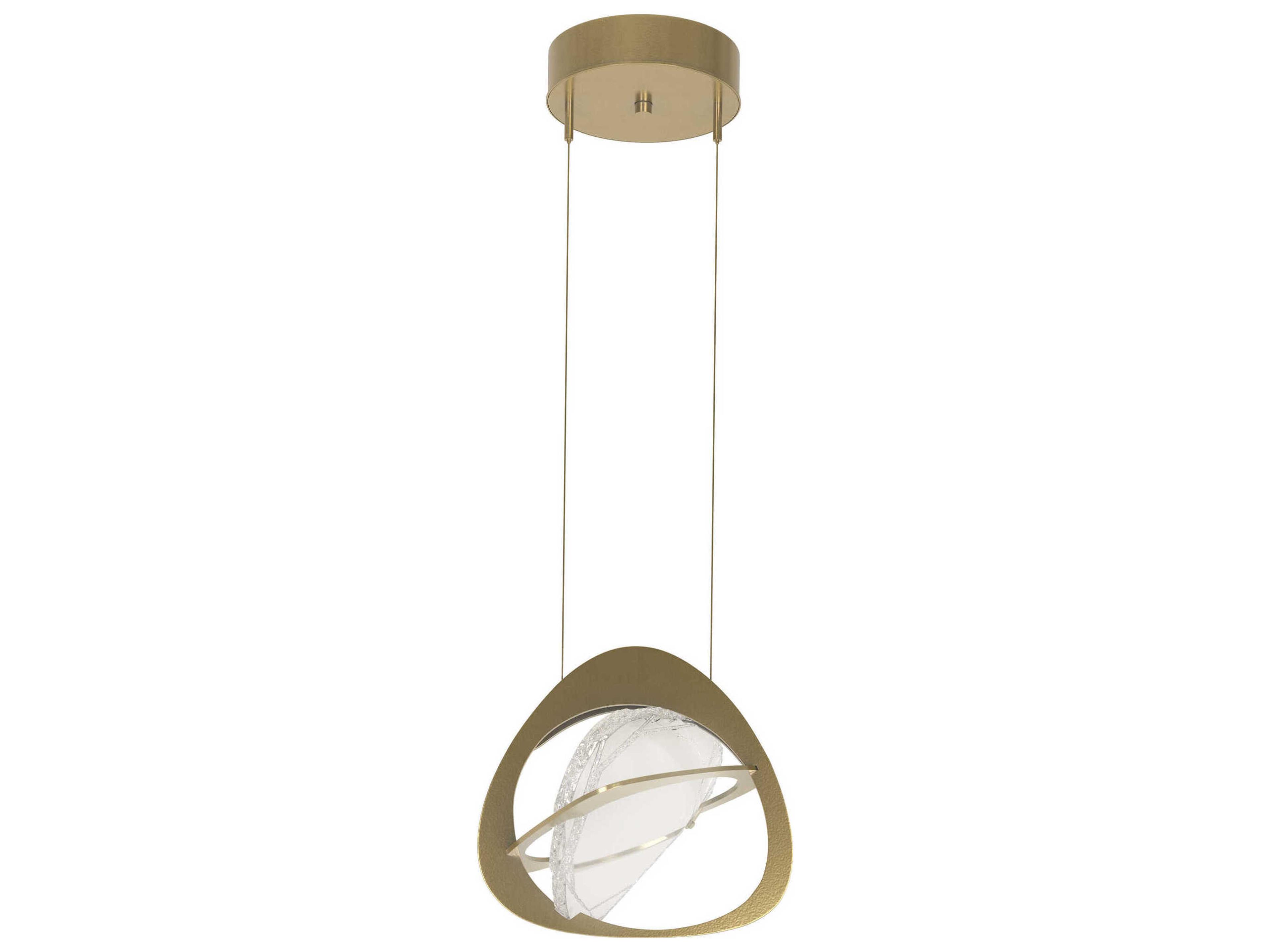 Hubbardton Forge Venn 1-Light Glass LED Geometric Mini Pendant
