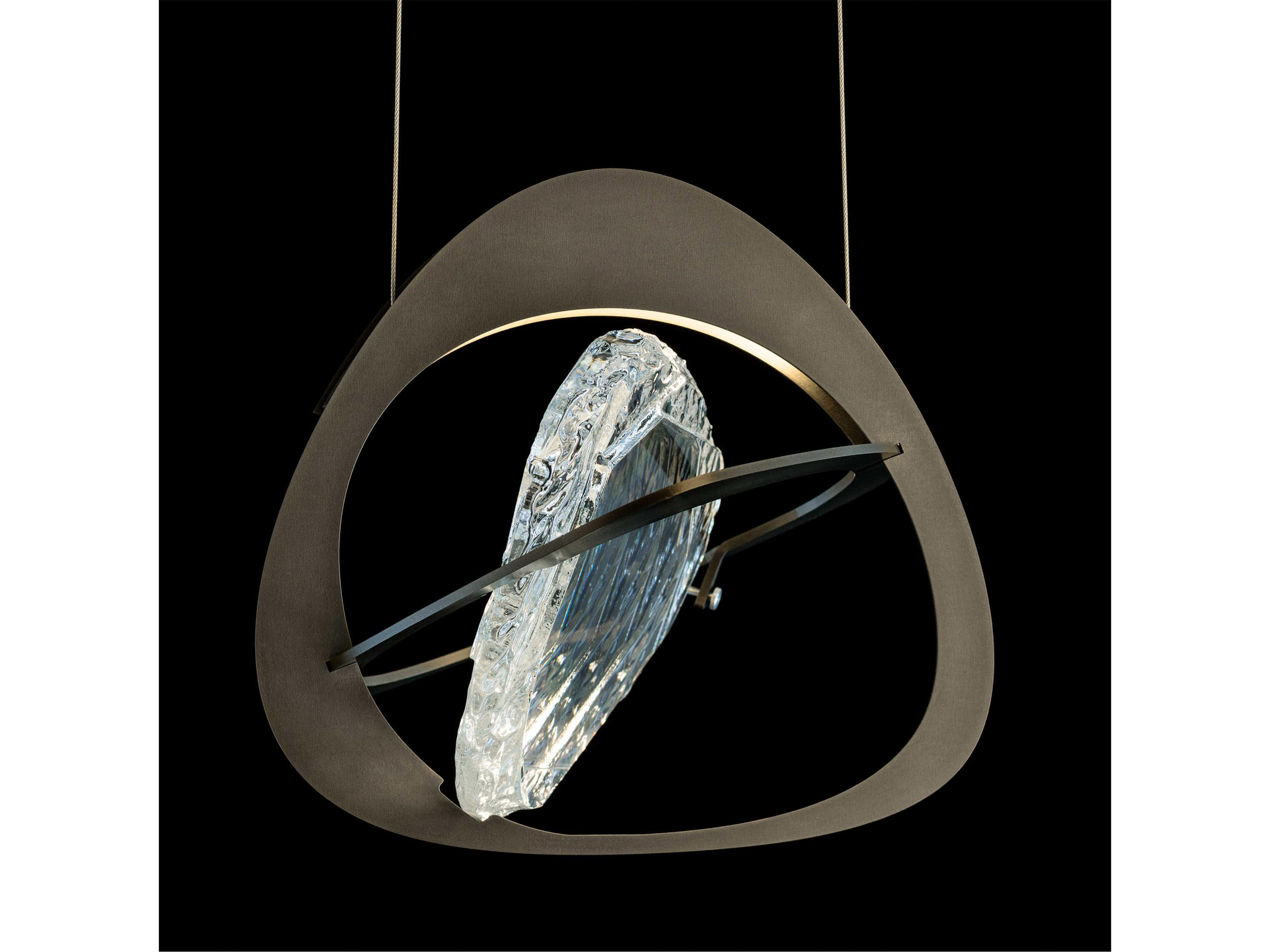 Hubbardton Forge Venn 1-Light Glass LED Geometric Mini Pendant