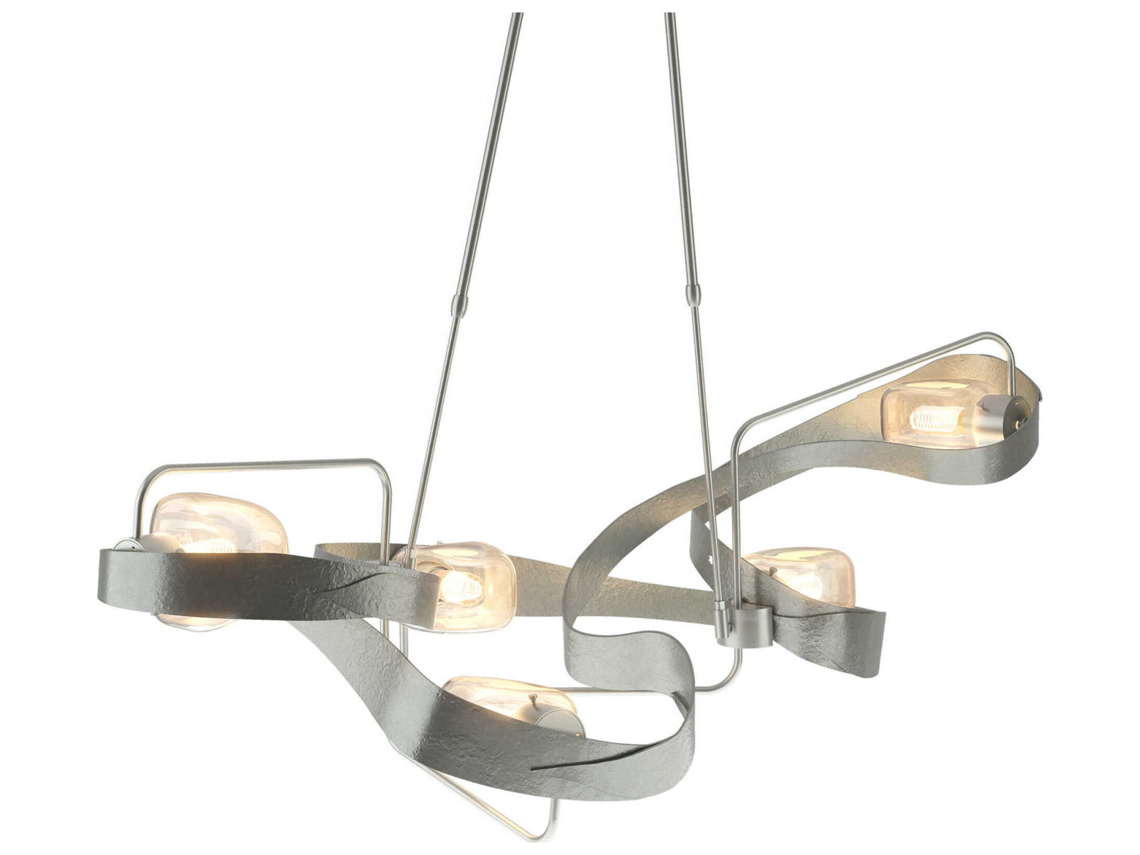 Hubbardton Forge Graffiti 5-Light Glass Island Pendant