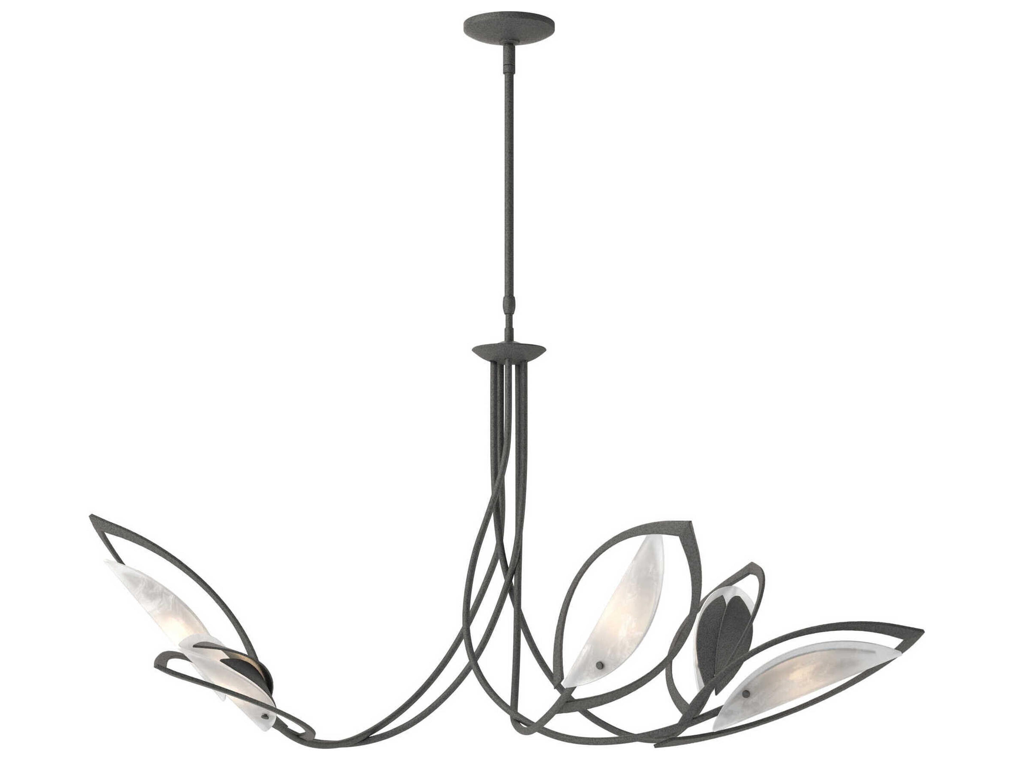 Hubbardton Forge Aerial 5-Light Glass Geometric Pendant