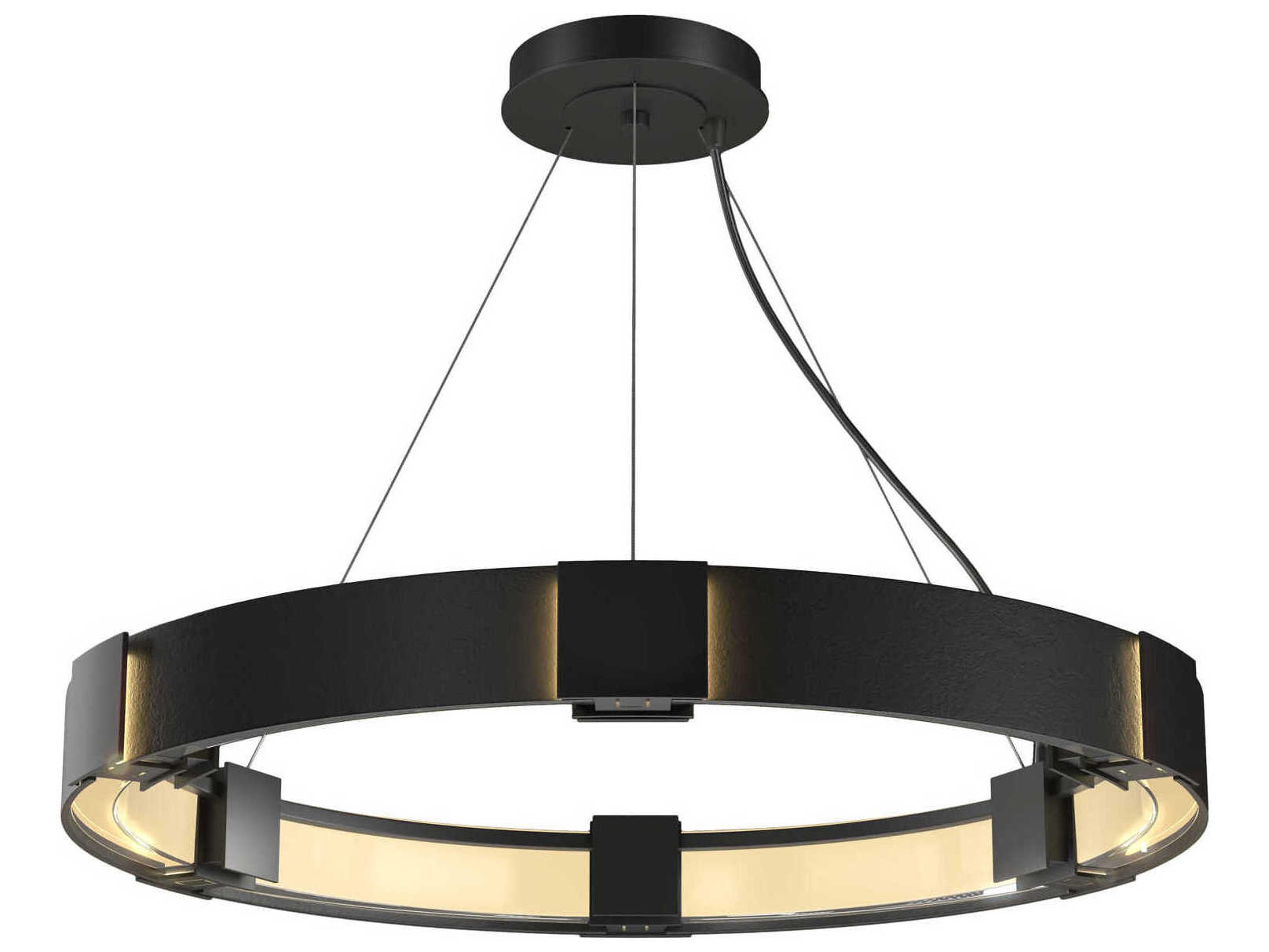 Hubbardton Forge Aura 6-Light Glass Round Pendant