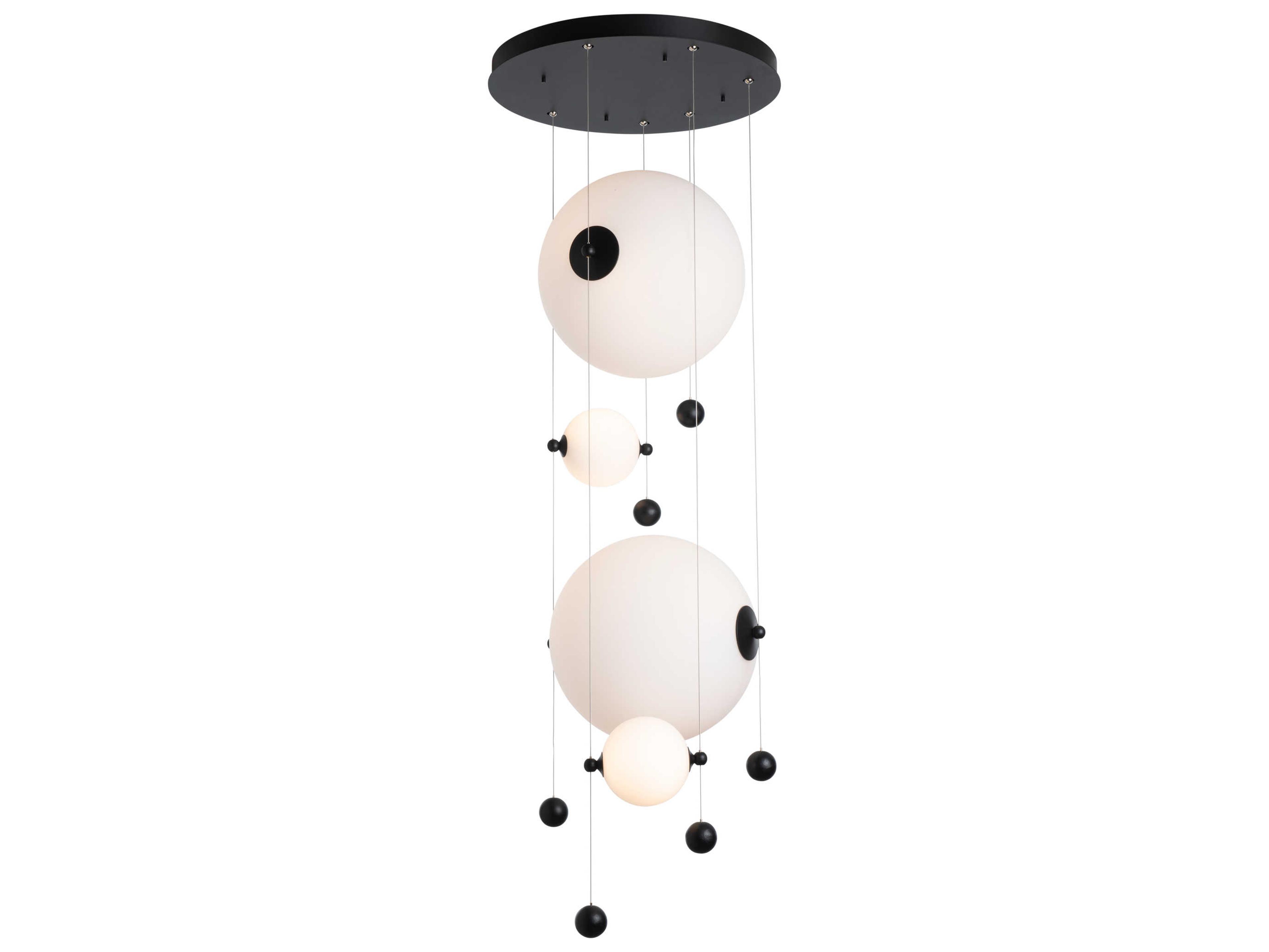 Hubbardton Forge Abacus 4-Light Glass LED Globe Pendant