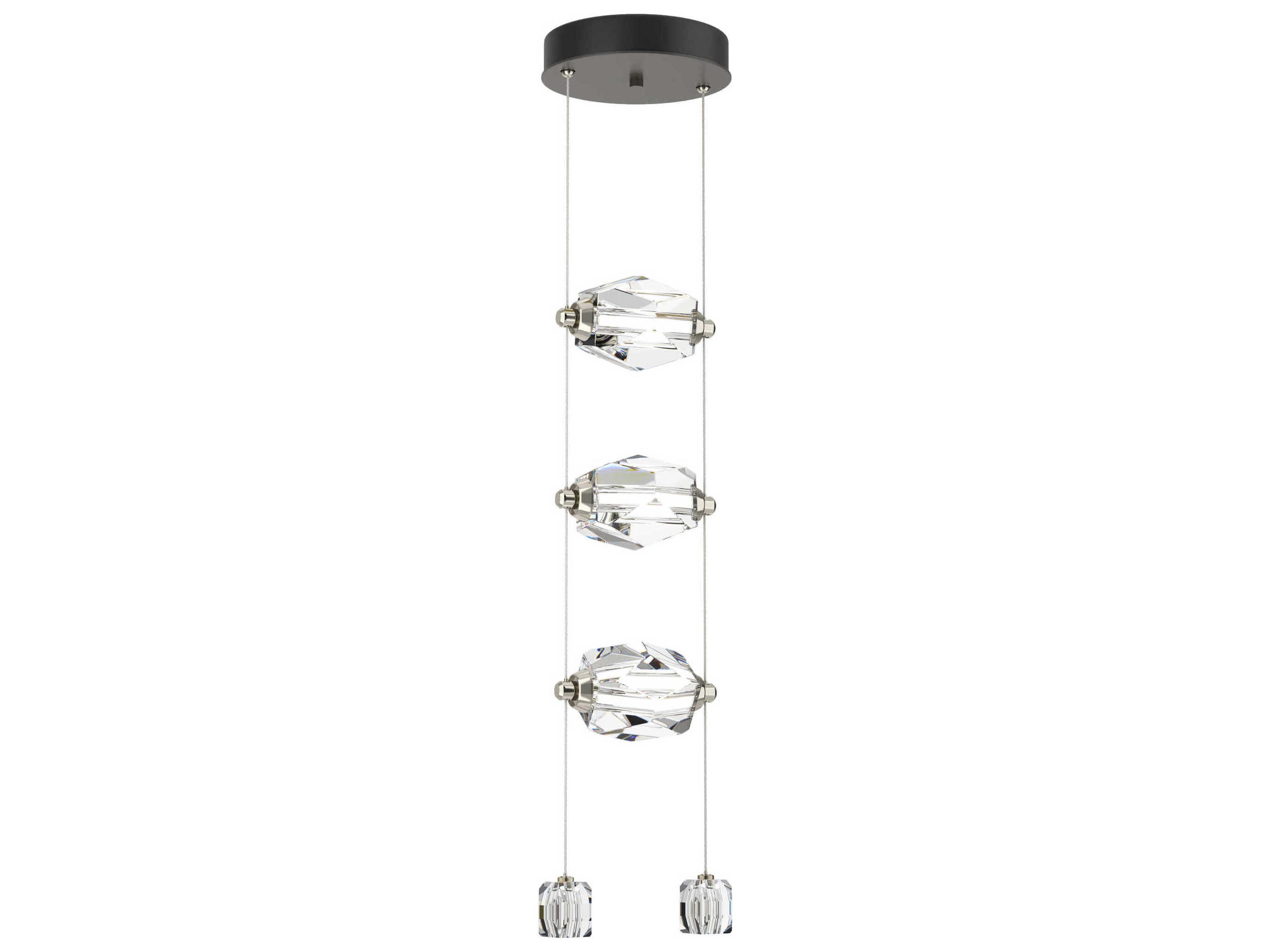 Hubbardton Forge Gatsby 3-Light Crystal LED Mini Pendant