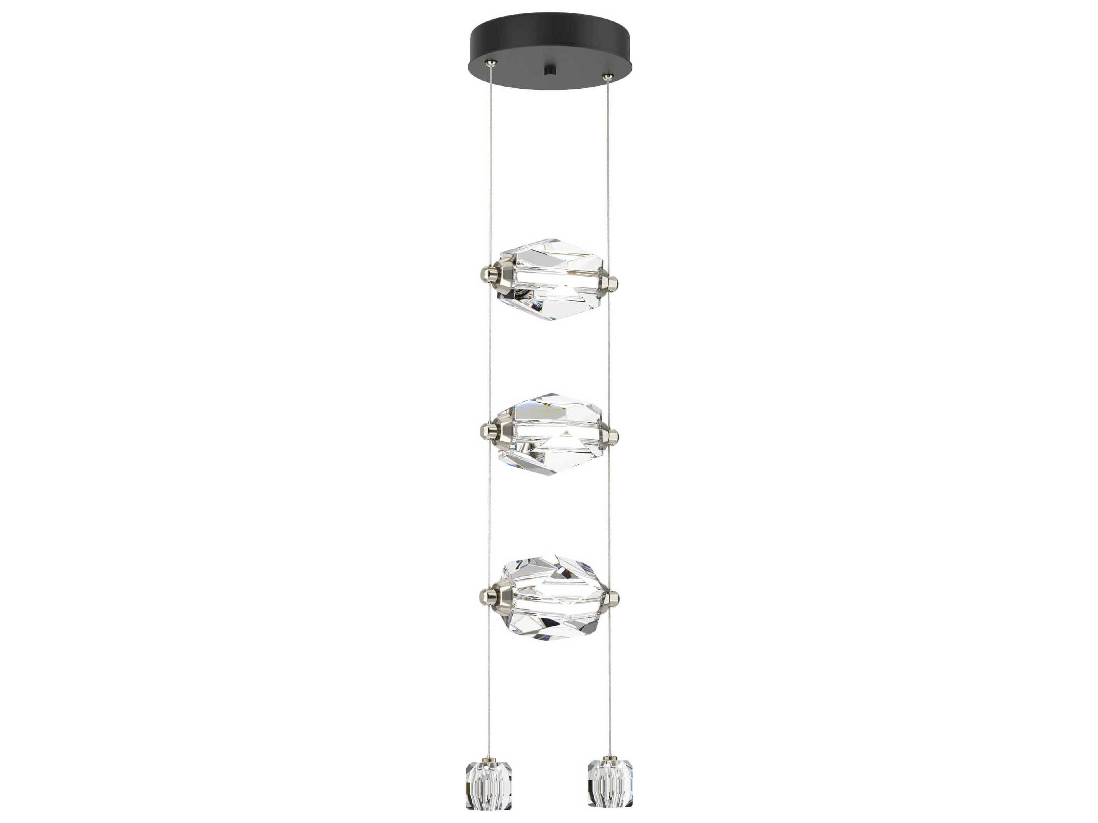Hubbardton Forge Gatsby 3-Light Crystal LED Mini Pendant