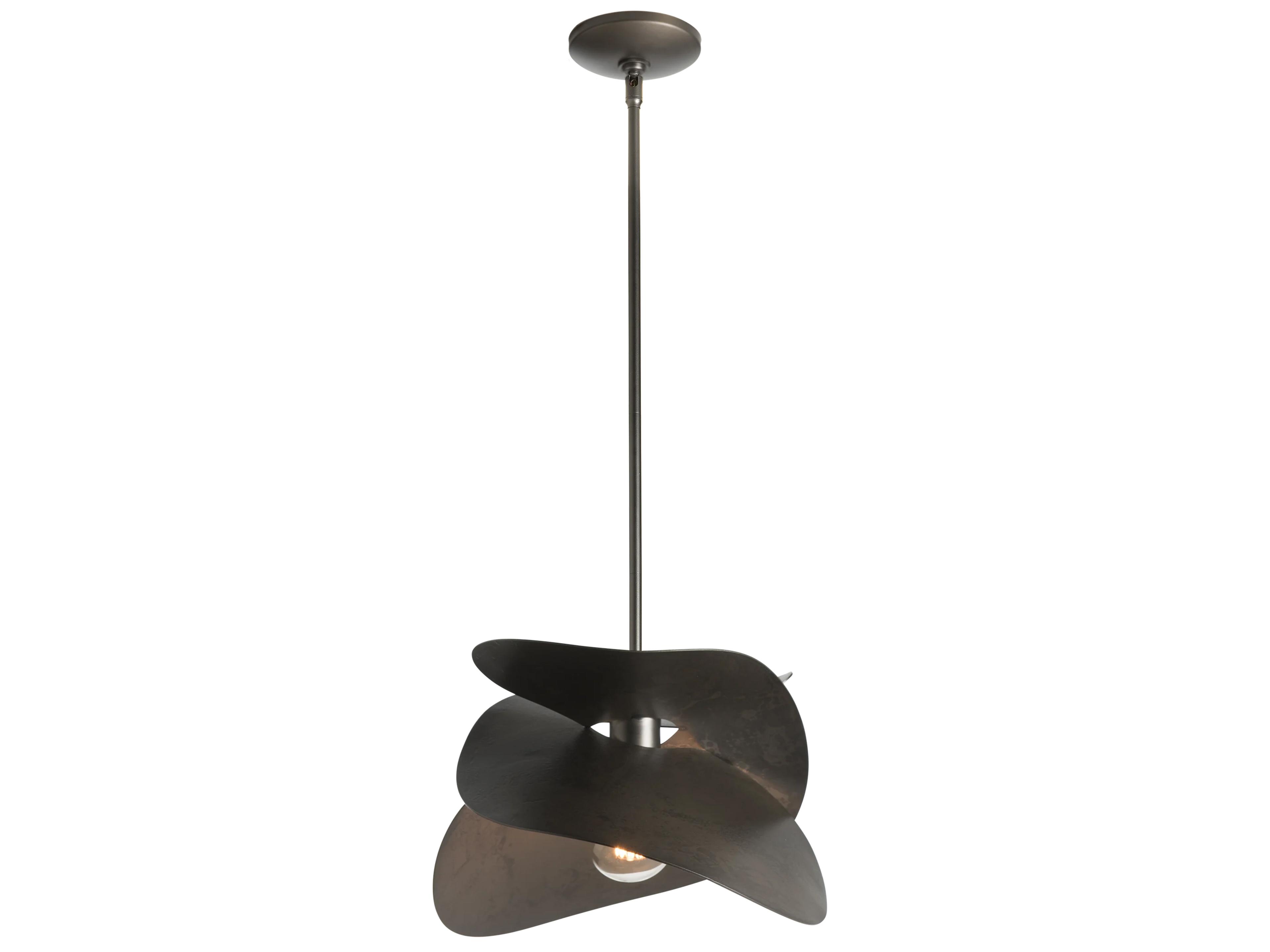 Hubbardton Forge Hibiscus 1-Light Crystal Pendant
