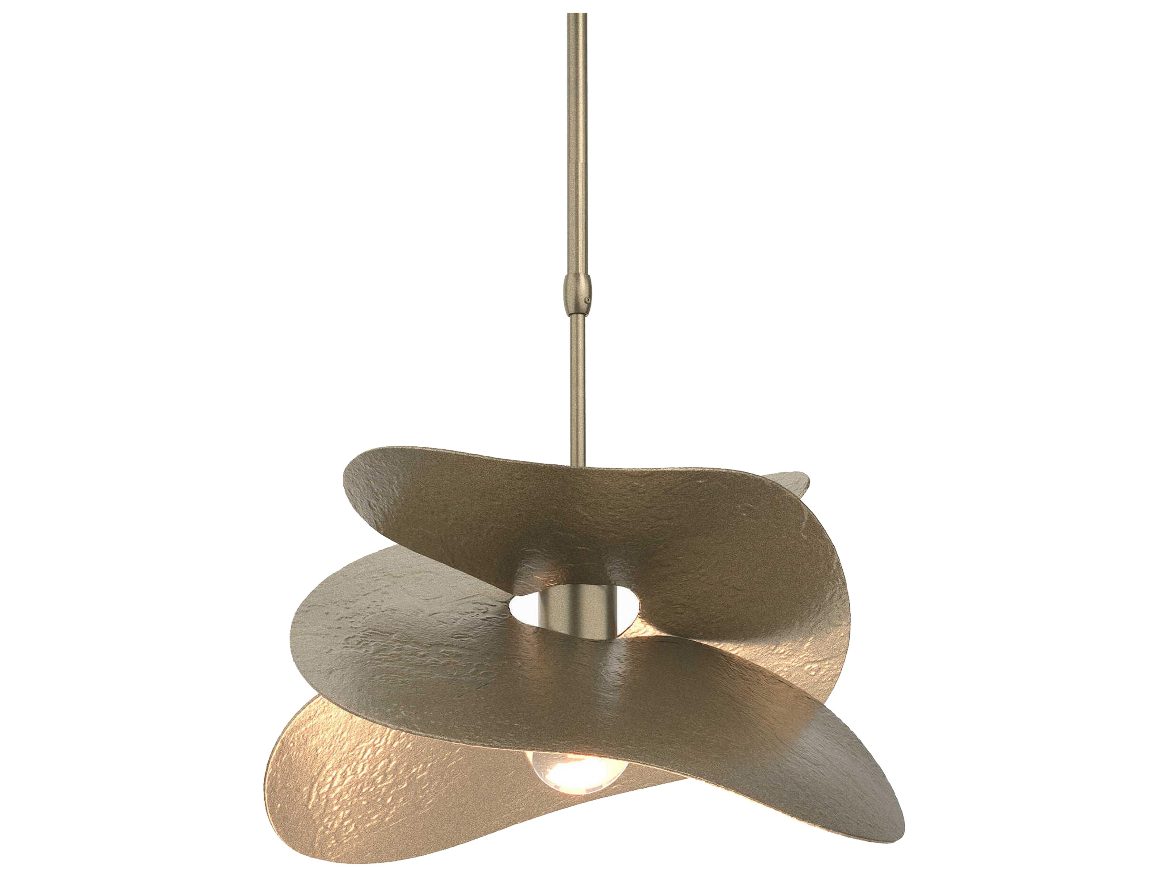 Hubbardton Forge Hibiscus 1-Light Crystal Pendant