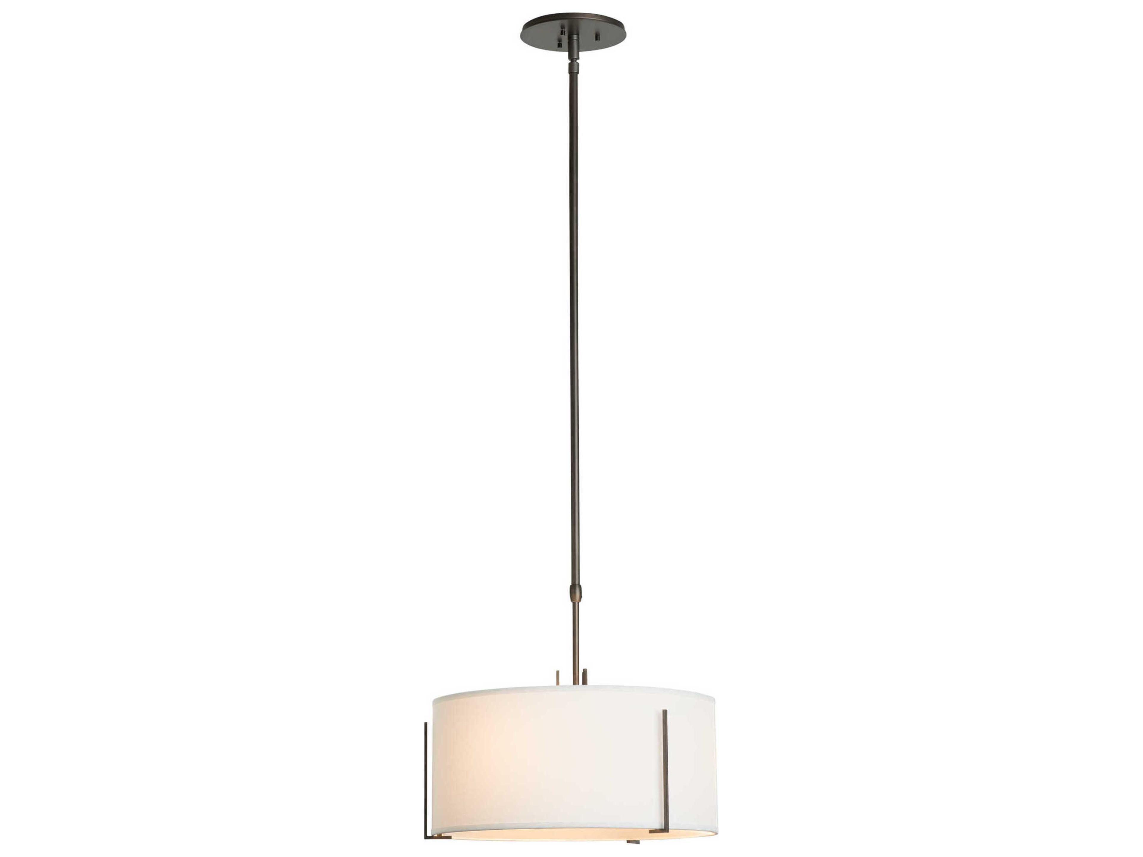 Hubbardton Forge Exos 3-Light Glass Drum Pendant