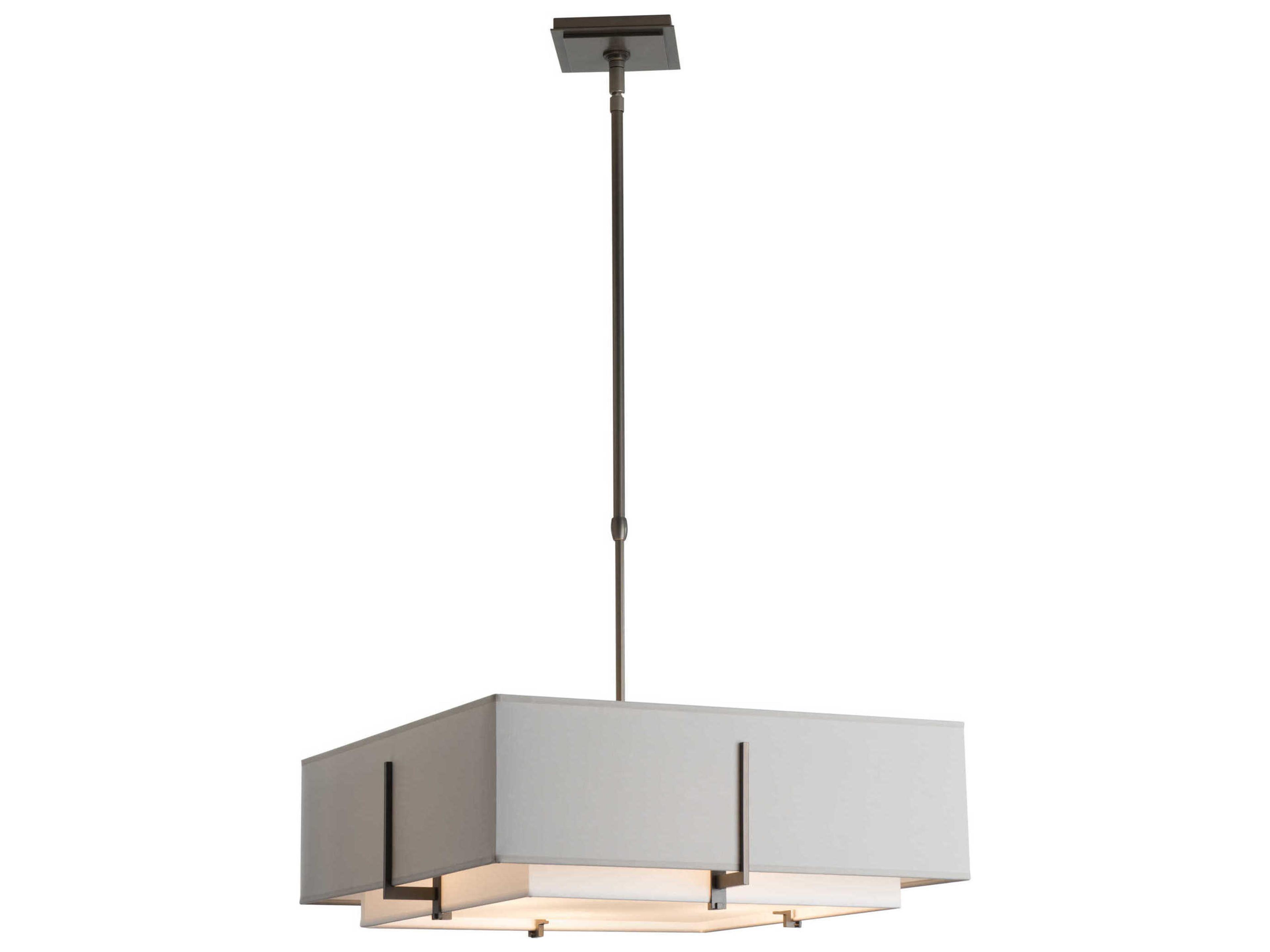Hubbardton Forge Exos 4-Light Glass Tiered Pendant