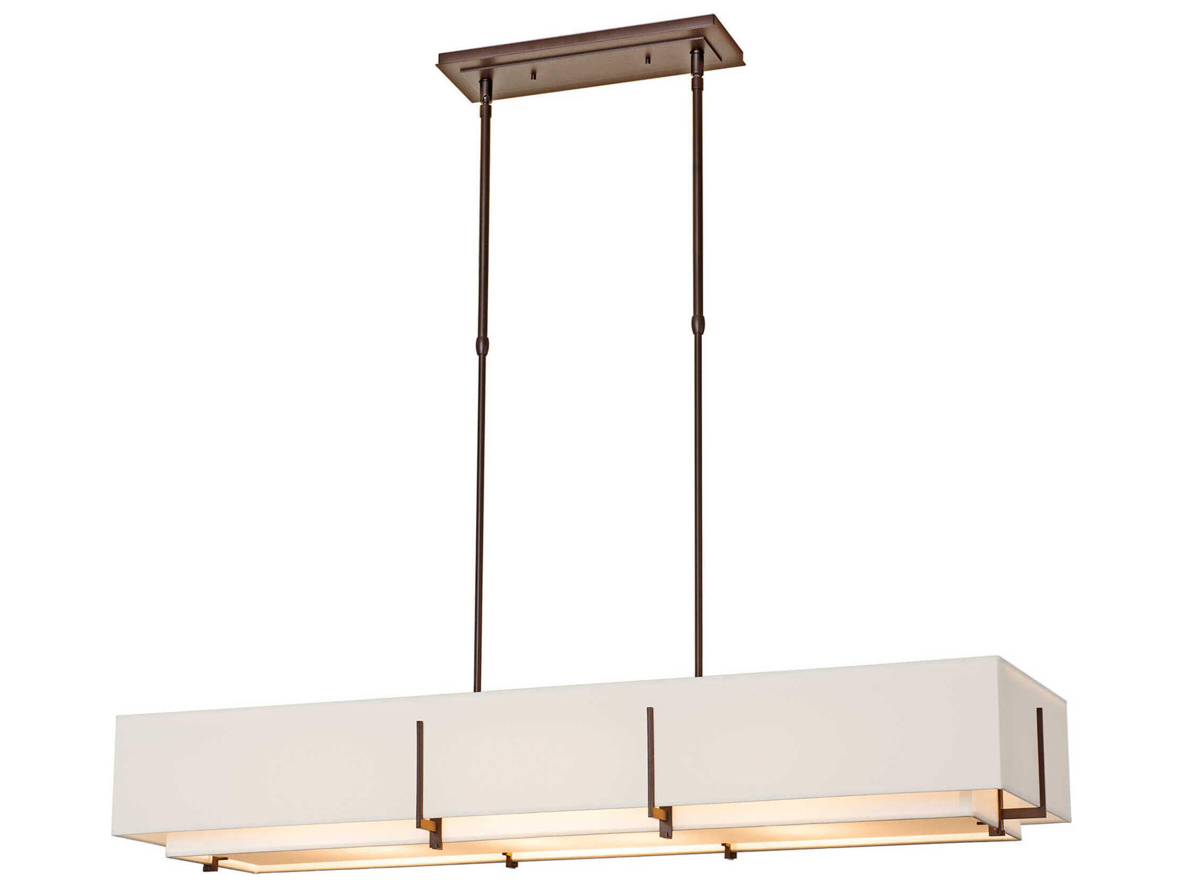 Exos Rectangular Pendant Linear Chandelier