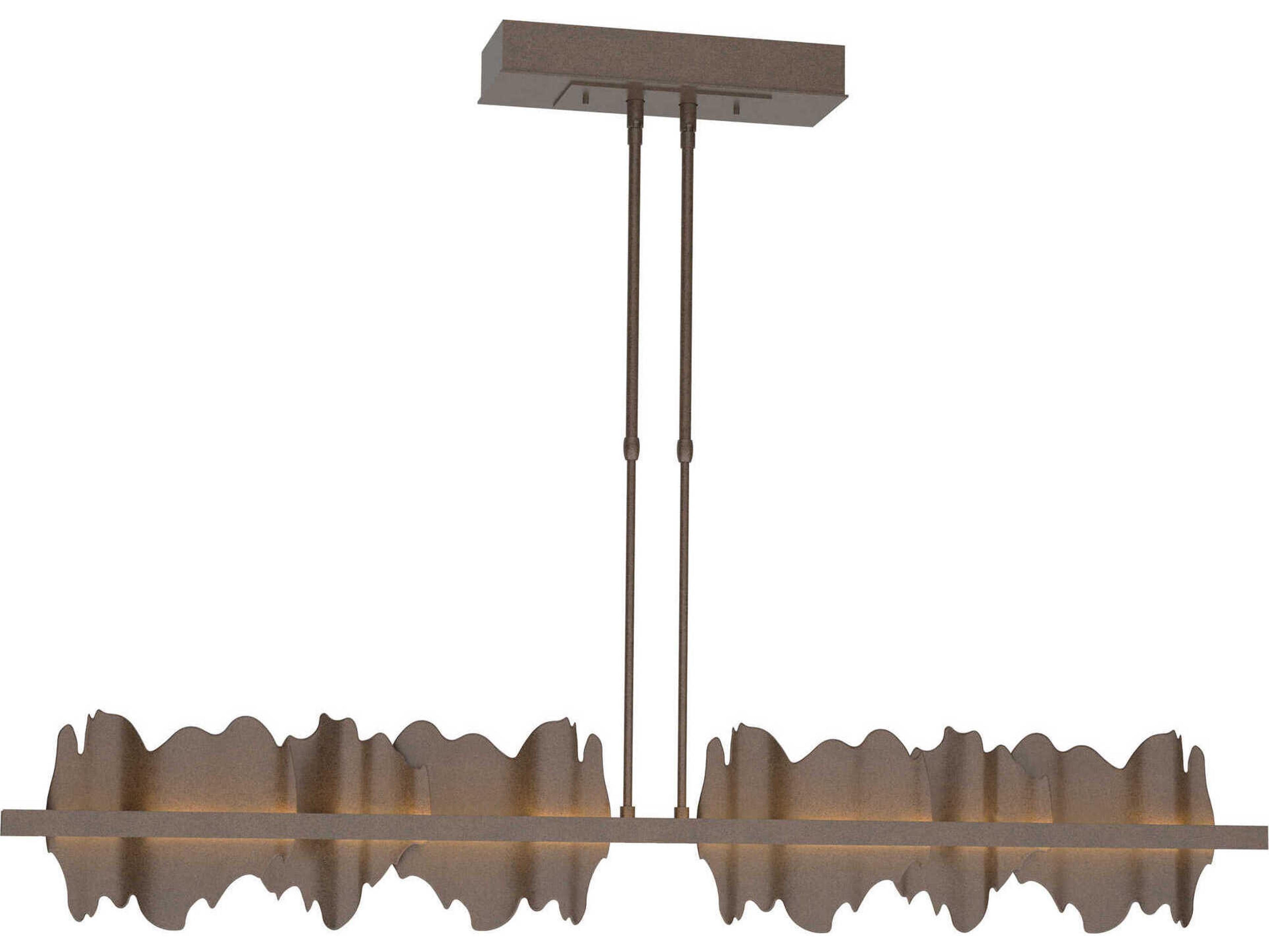 Hildene Large LED Pendant A Modern Linear Suspension Light