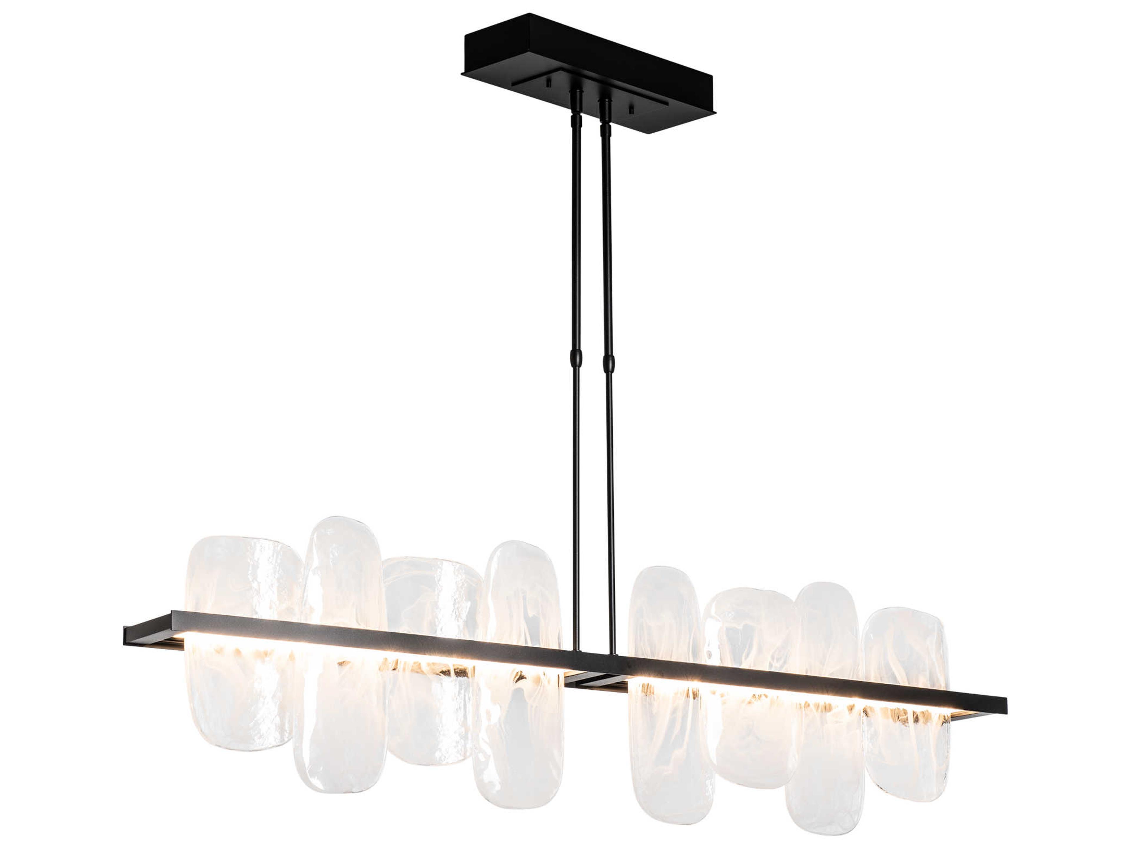 Hubbardton Forge Vitre 1-Light Glass LED Geometric Linear Island Pendant
