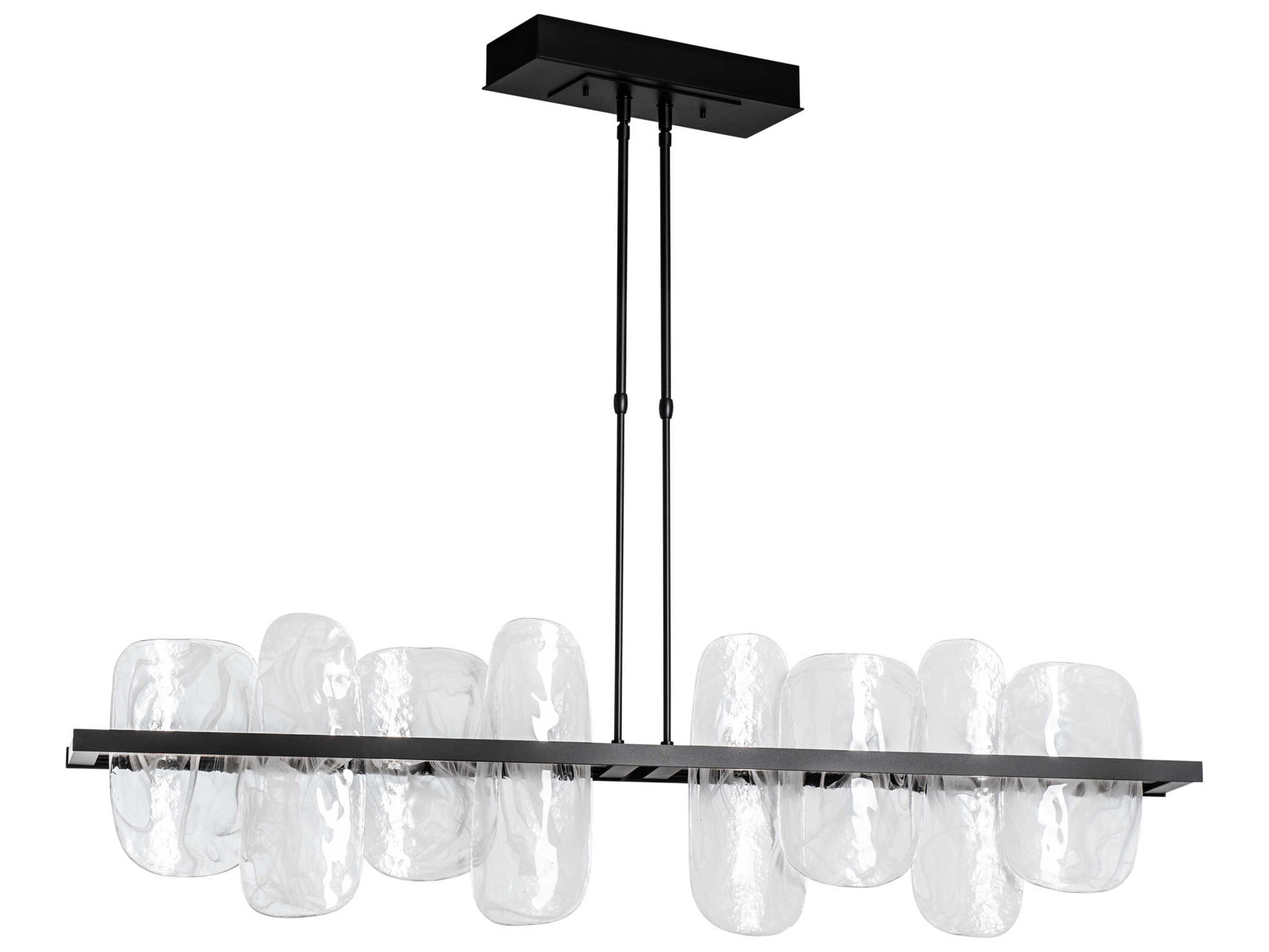 Hubbardton Forge Vitre 1-Light Glass LED Geometric Linear Island Pendant