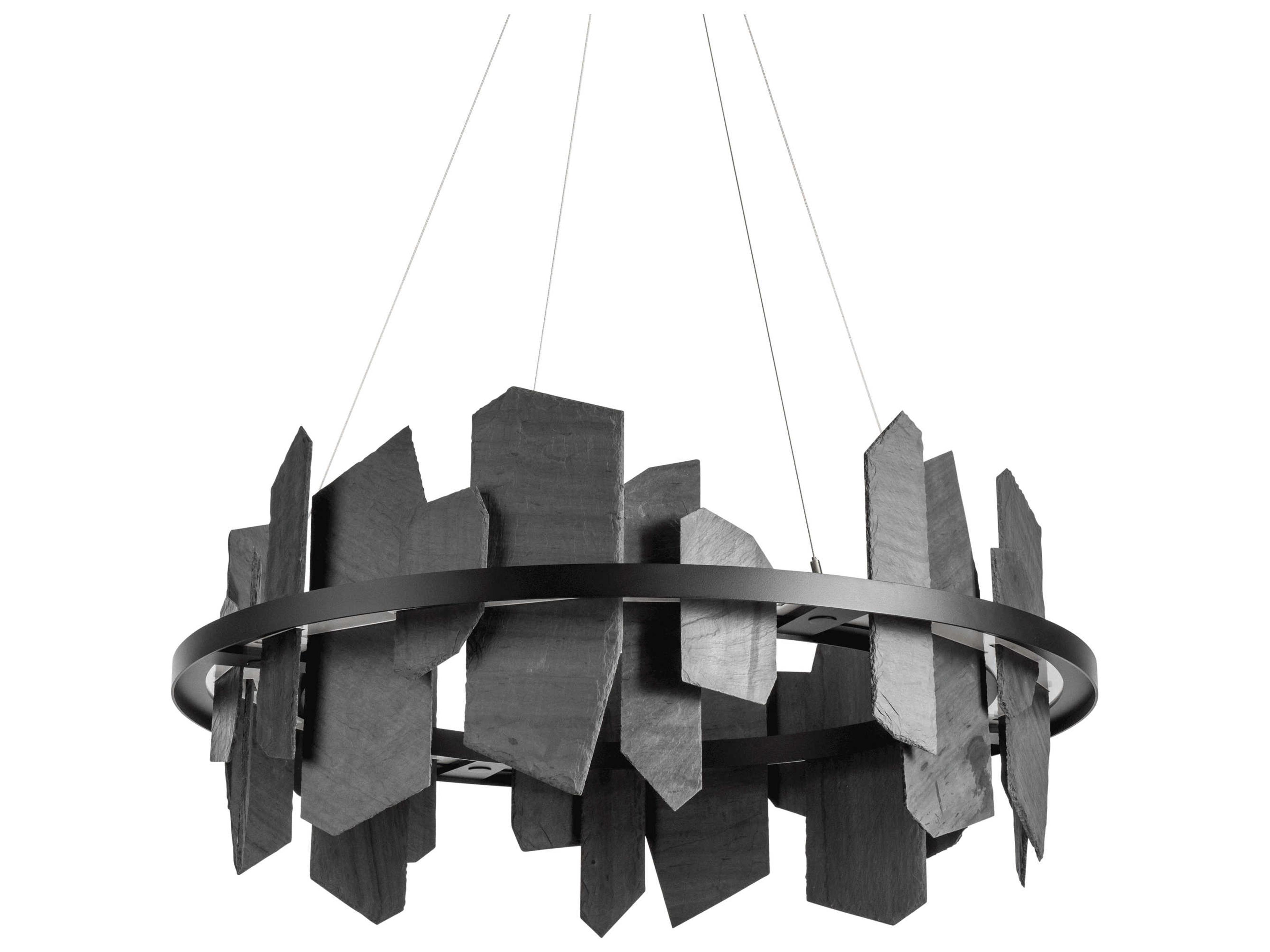 Hubbardton Forge Ardesia 1-Light LED Round Pendant