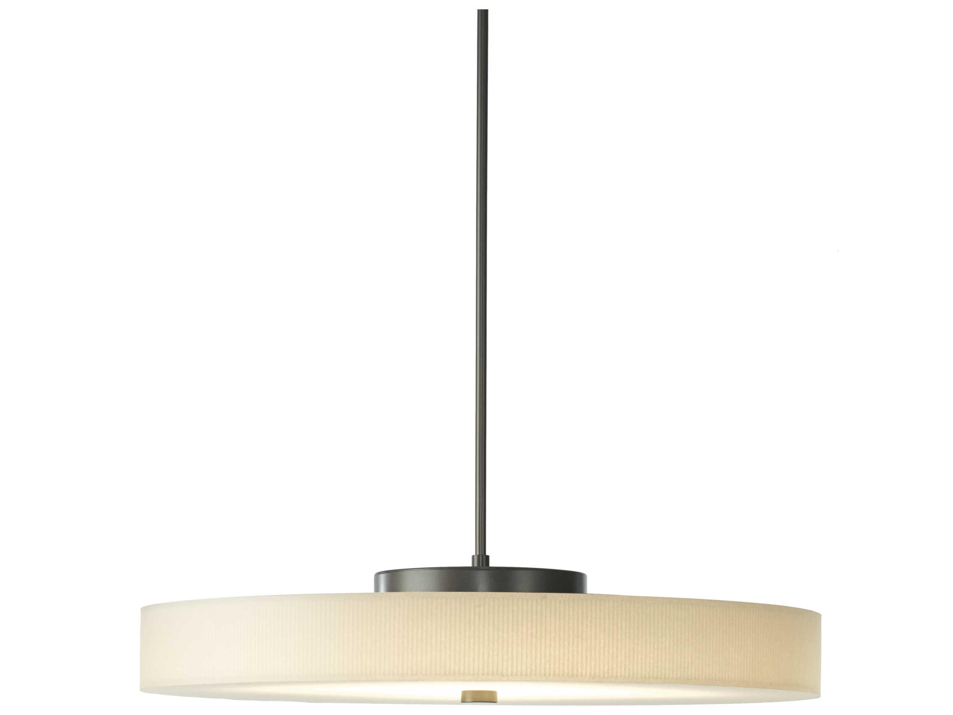 Disq Large LED Pendant Contemporary Drum Light