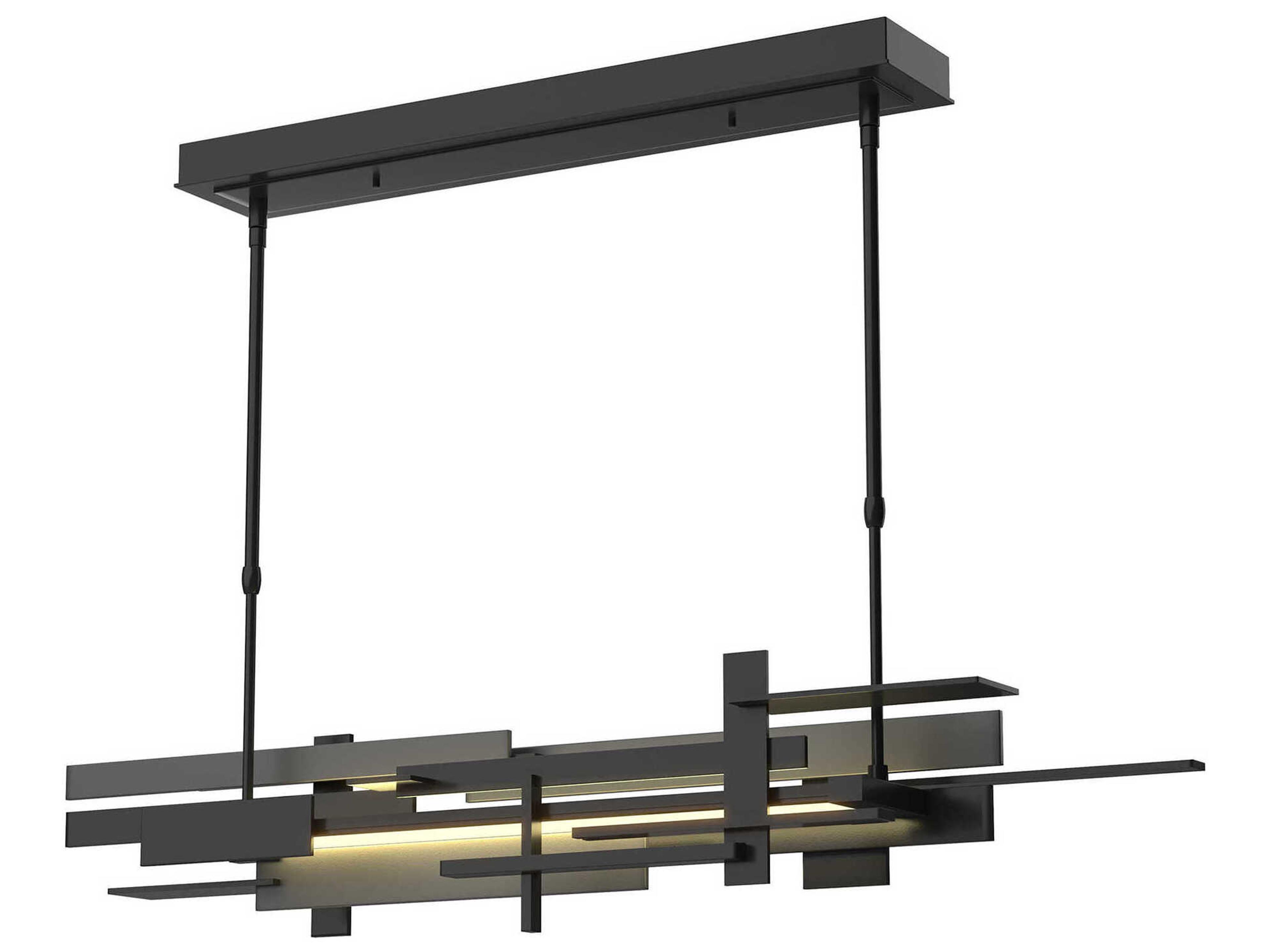 Hubbardton Forge Planar 1-Light LED Geometric Linear Island Pendant