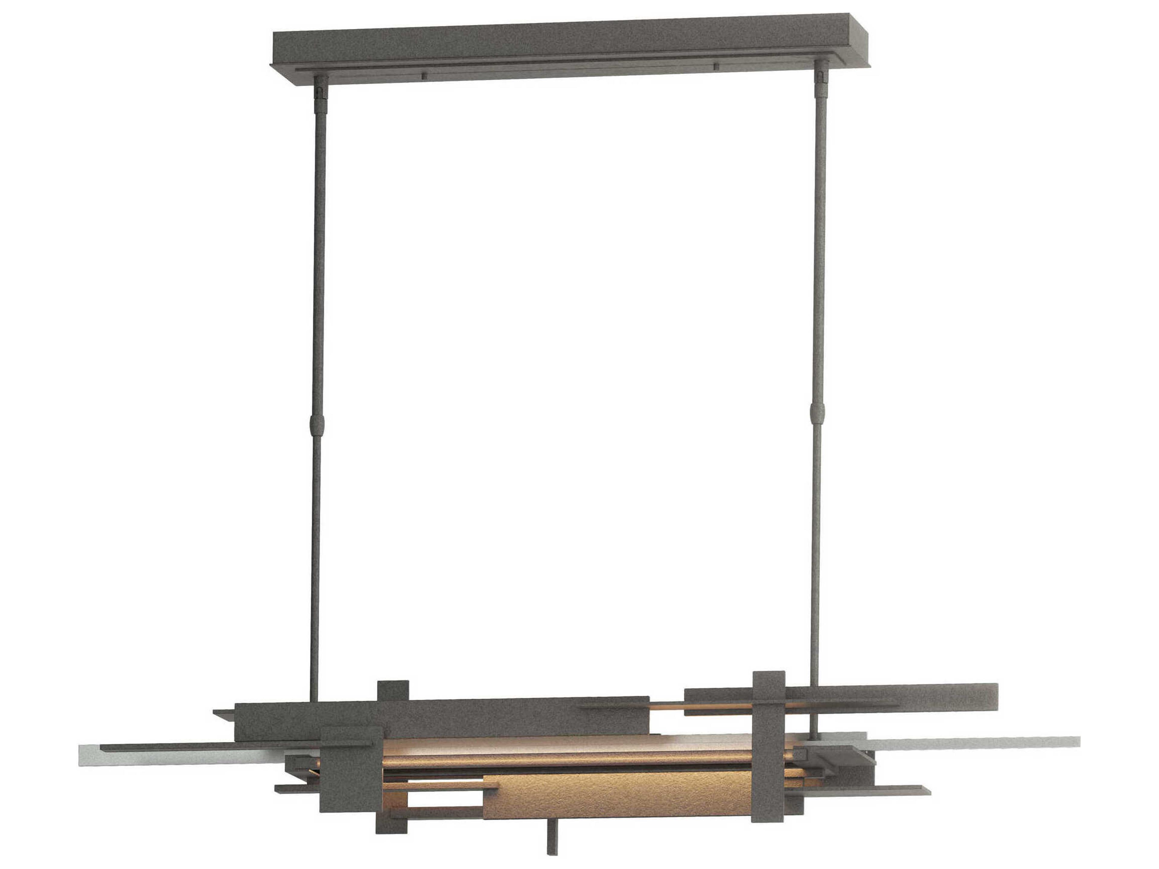 Hubbardton Forge Planar 1-Light LED Geometric Linear Island Pendant