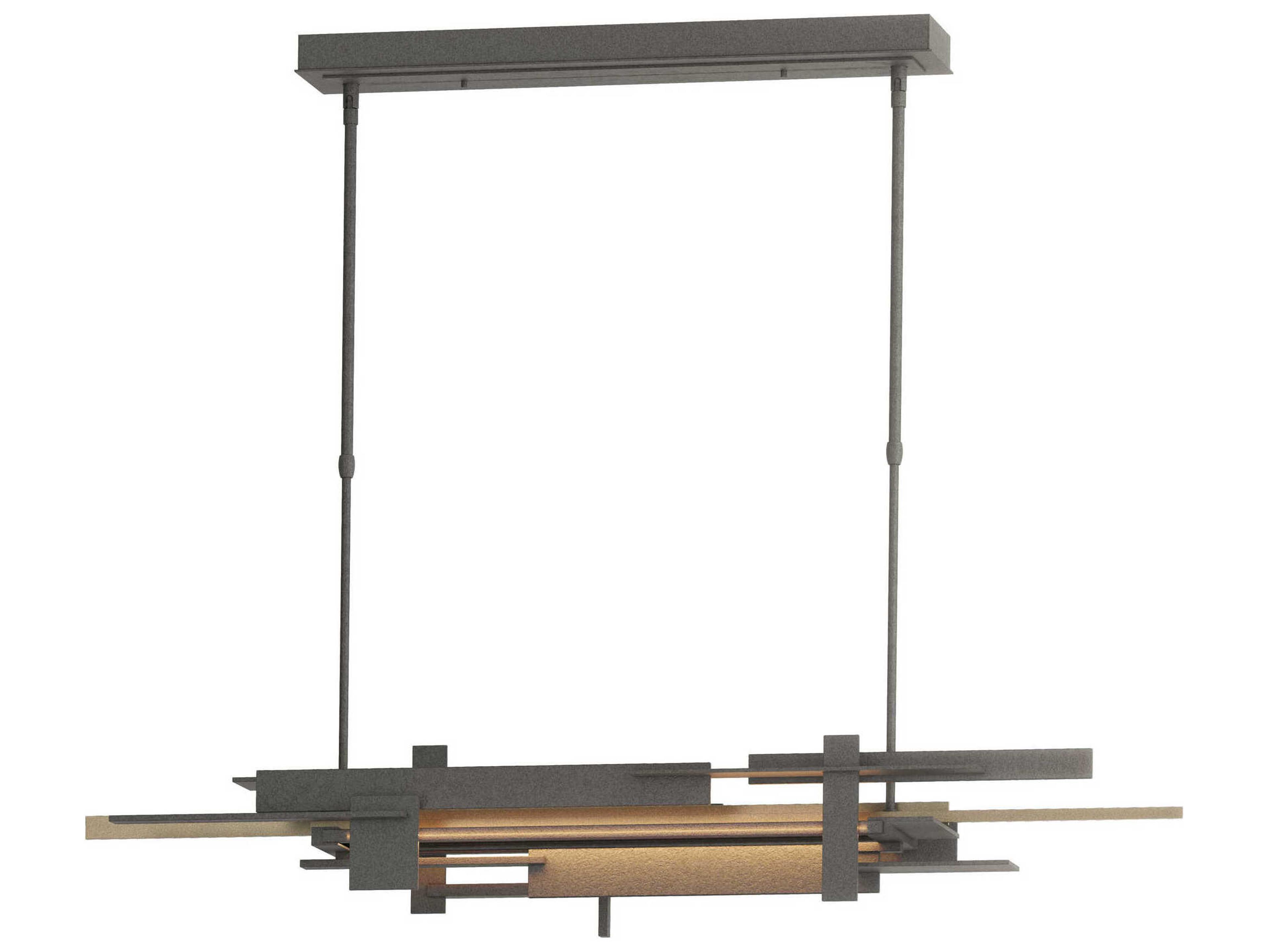 Hubbardton Forge Planar 1-Light LED Geometric Linear Island Pendant