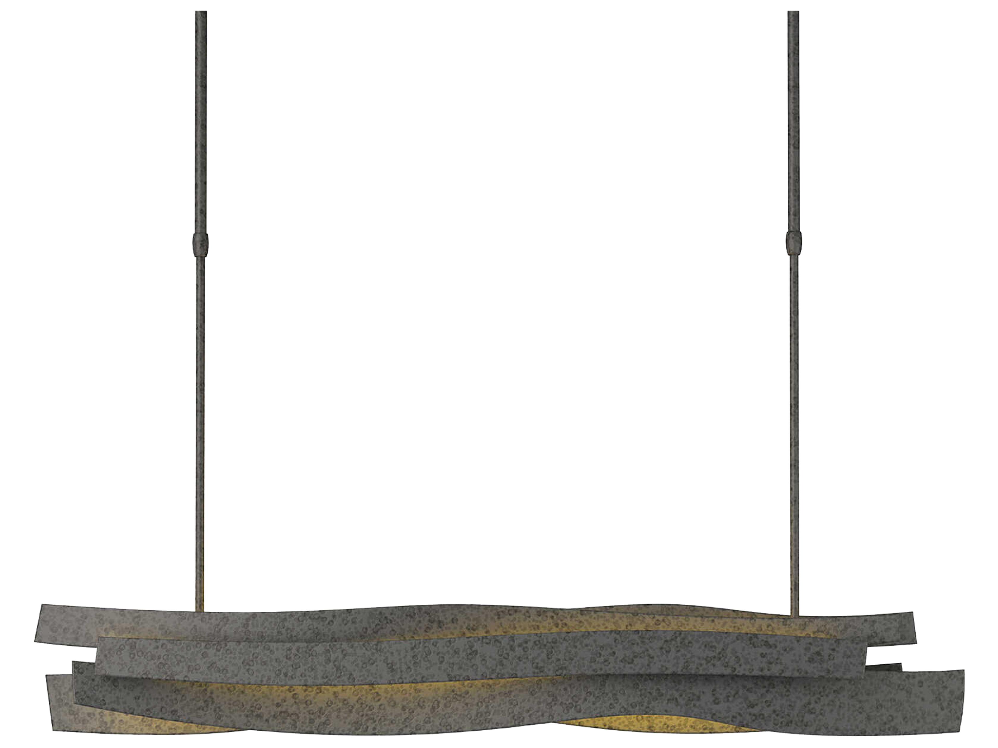 Hubbardton Forge Landscape 1-Light LED Geometric Linear Island Pendant