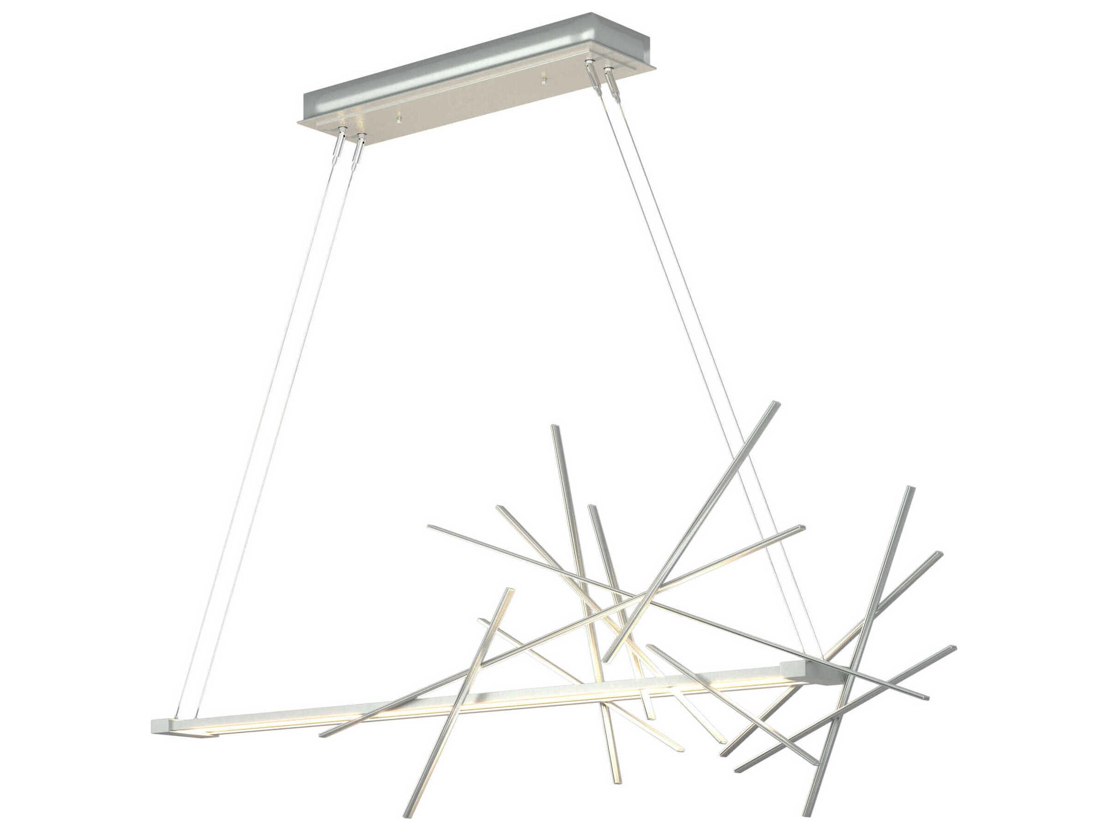 Hubbardton Forge Cascade 1-Light LED Geometric Linear Island Pendant