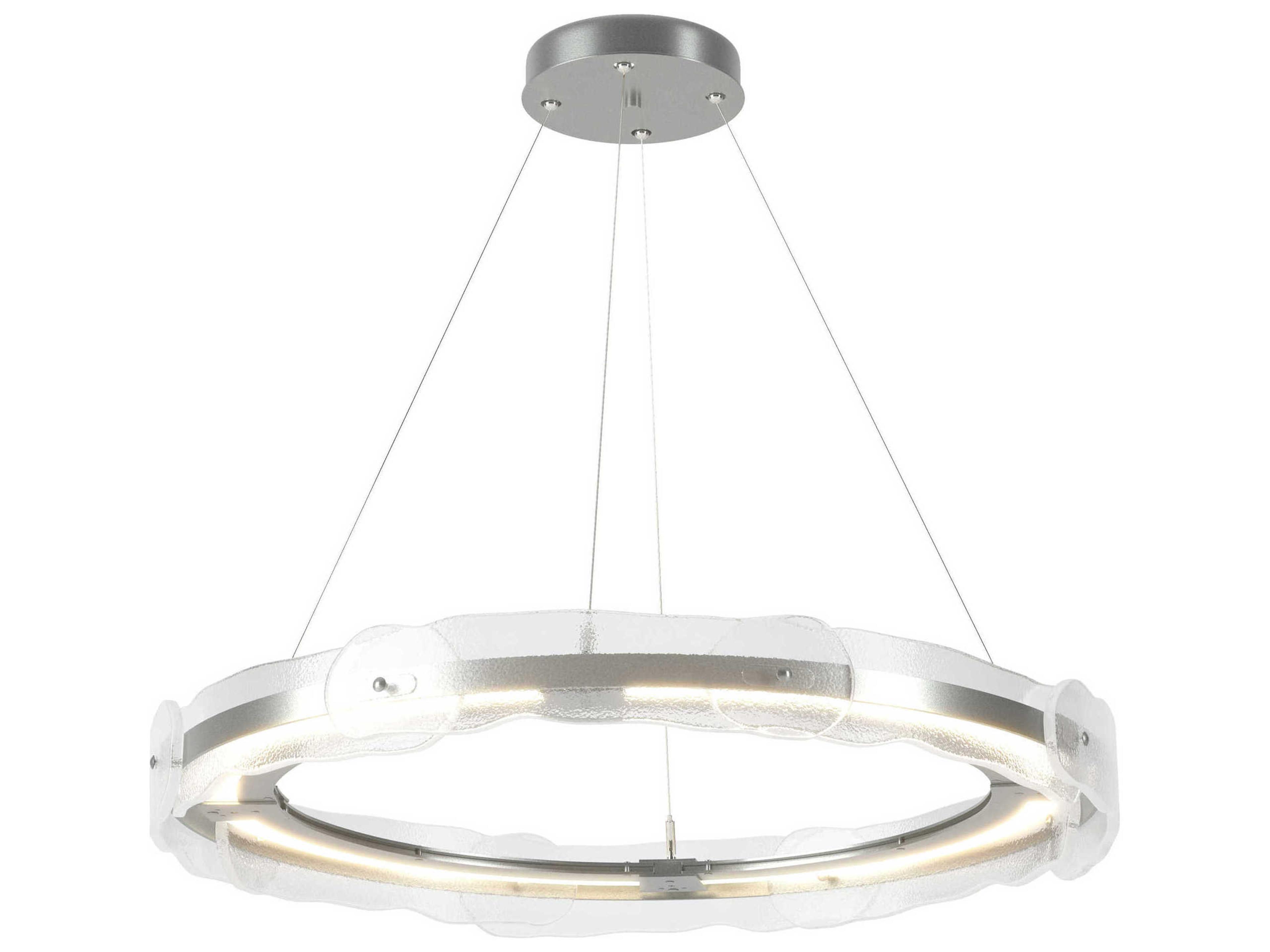 Hubbardton Forge Solstice 1-Light Glass LED Round Pendant