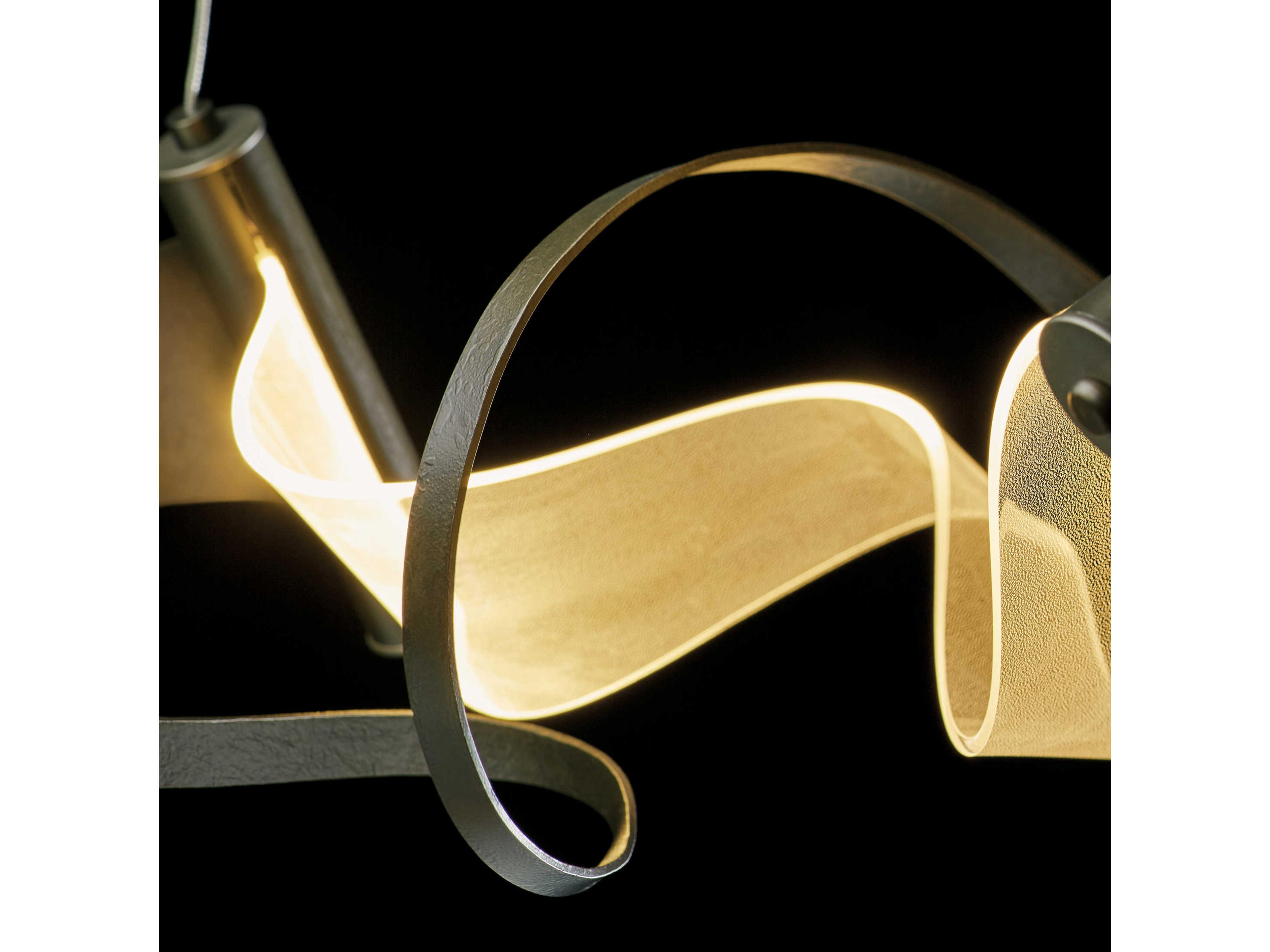 Hubbardton Forge Zephyr 1-Light LED Geometric Linear Island Pendant