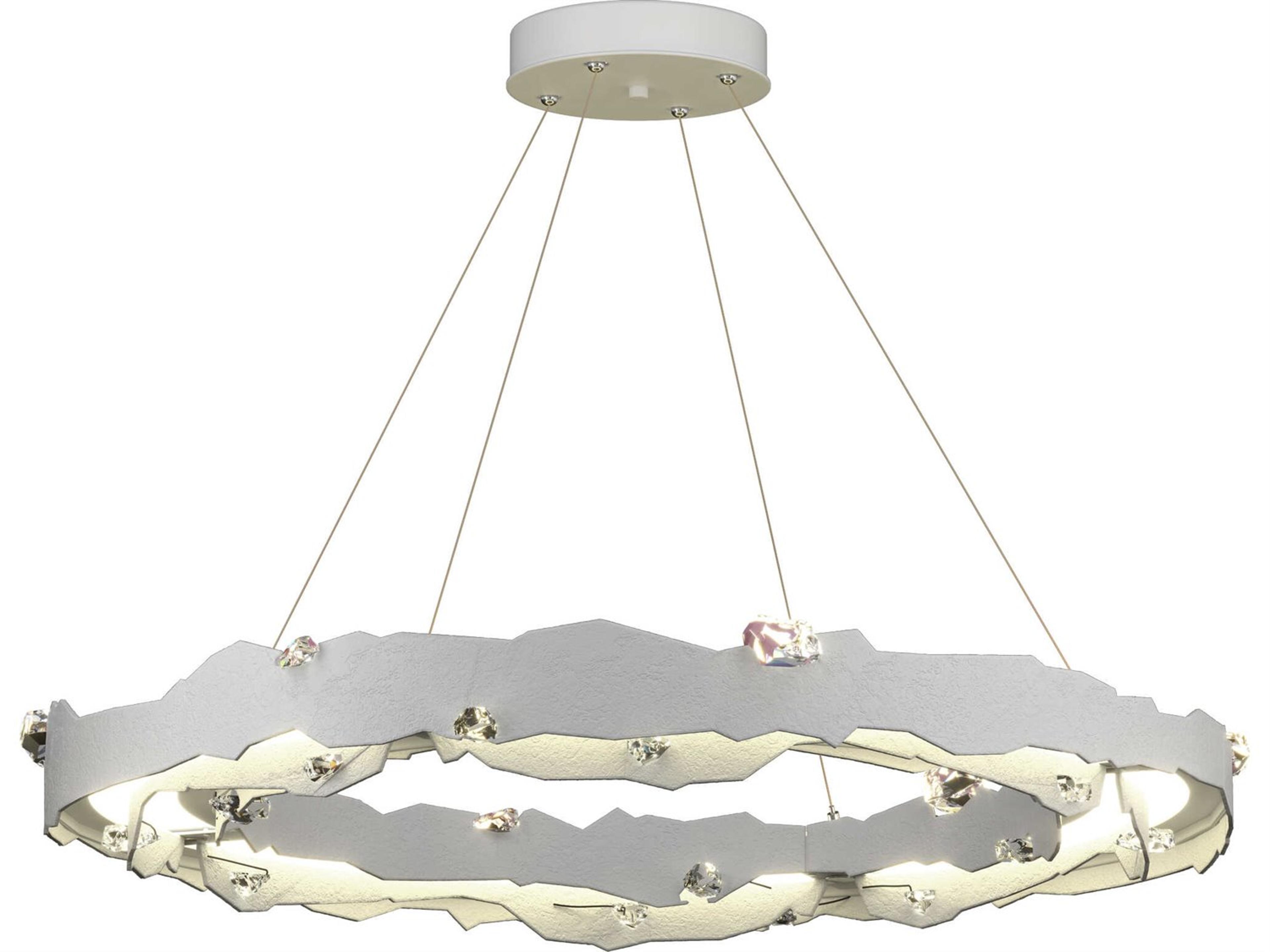 Hubbardton Forge Trove Black Round Pendant