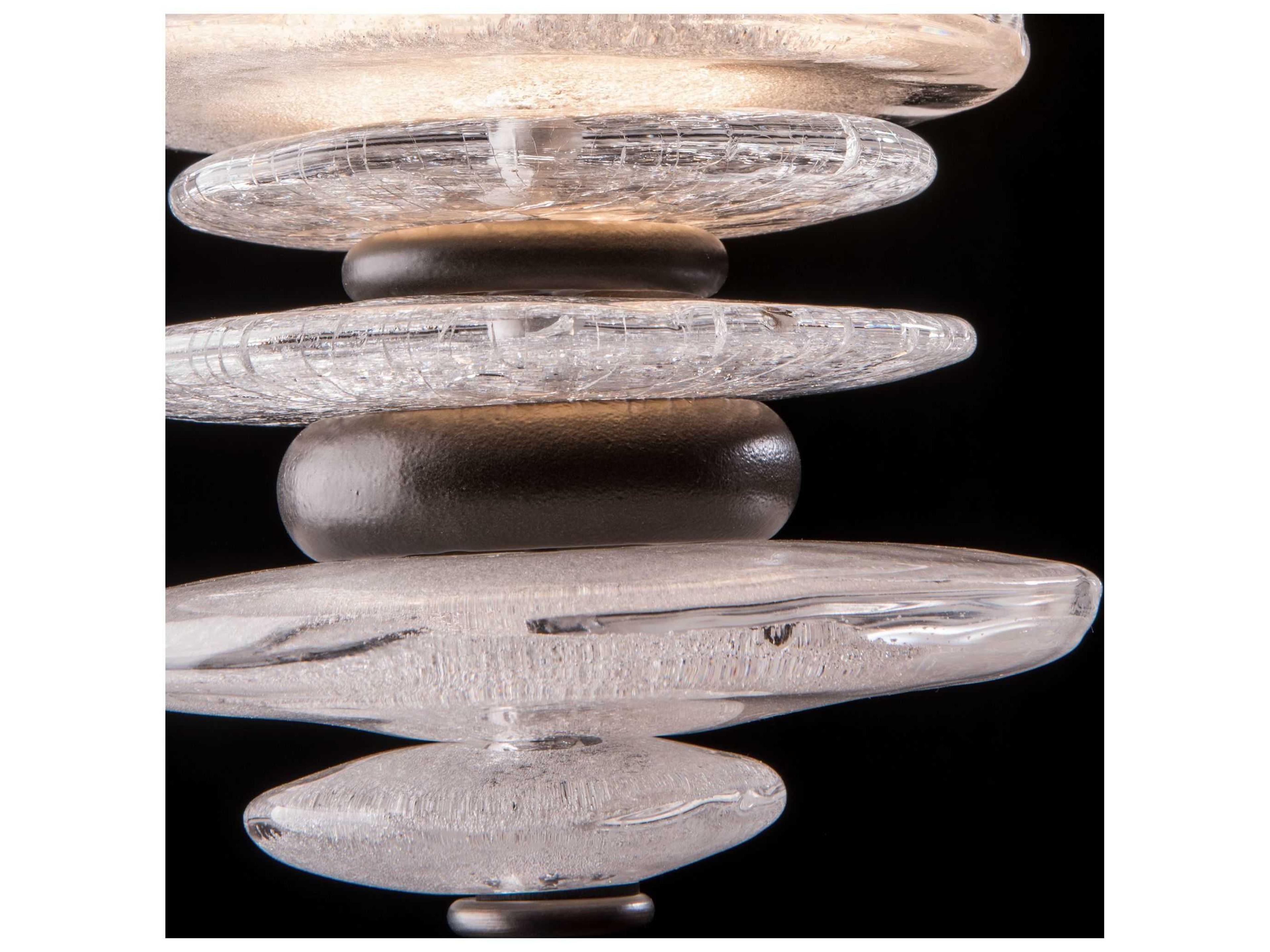 Hubbardton Forge Bay 1-Light Glass LED Round Mini Pendant