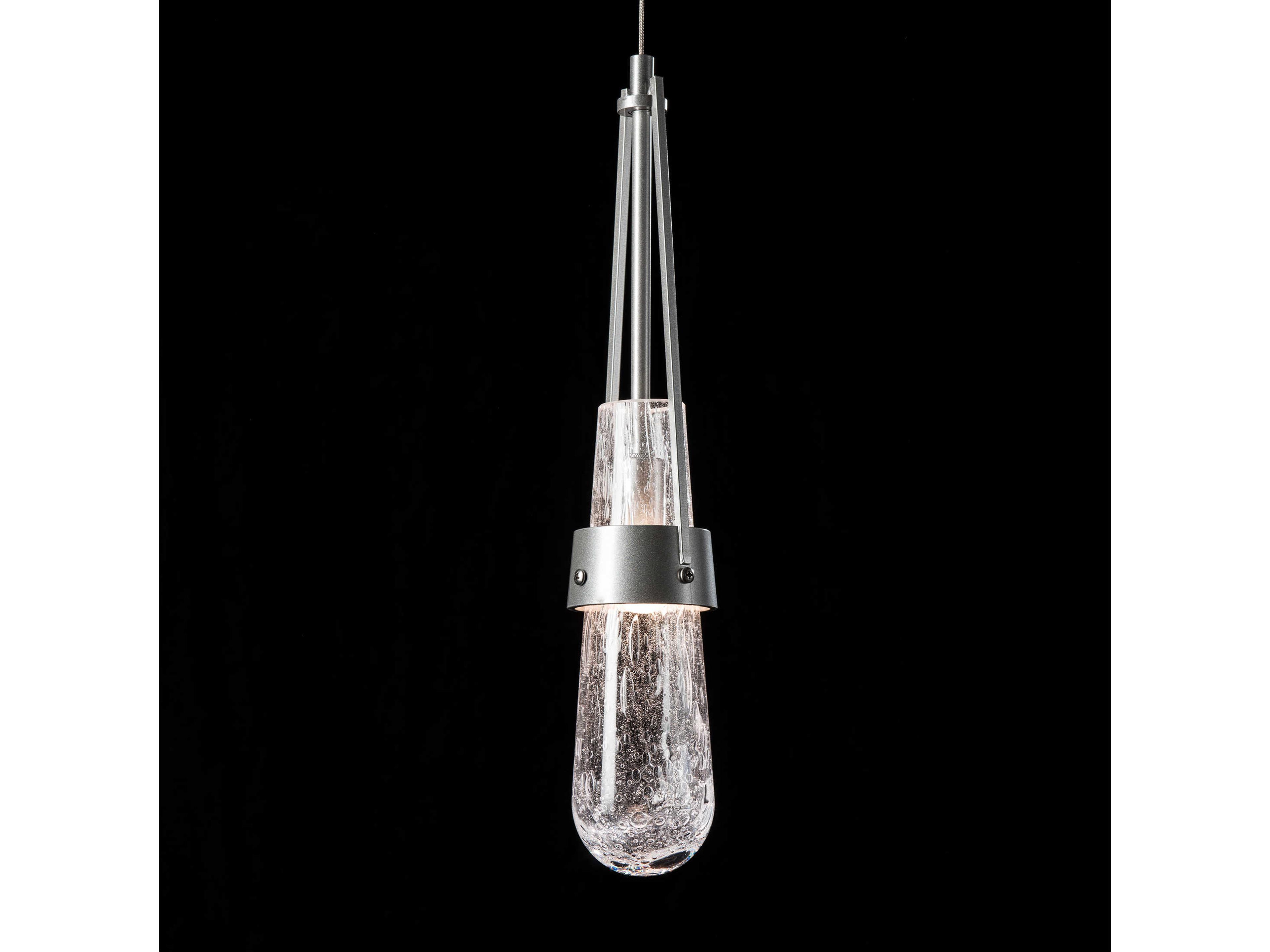 Hubbardton Forge Link 1-Light Clear Glass Mini Pendant