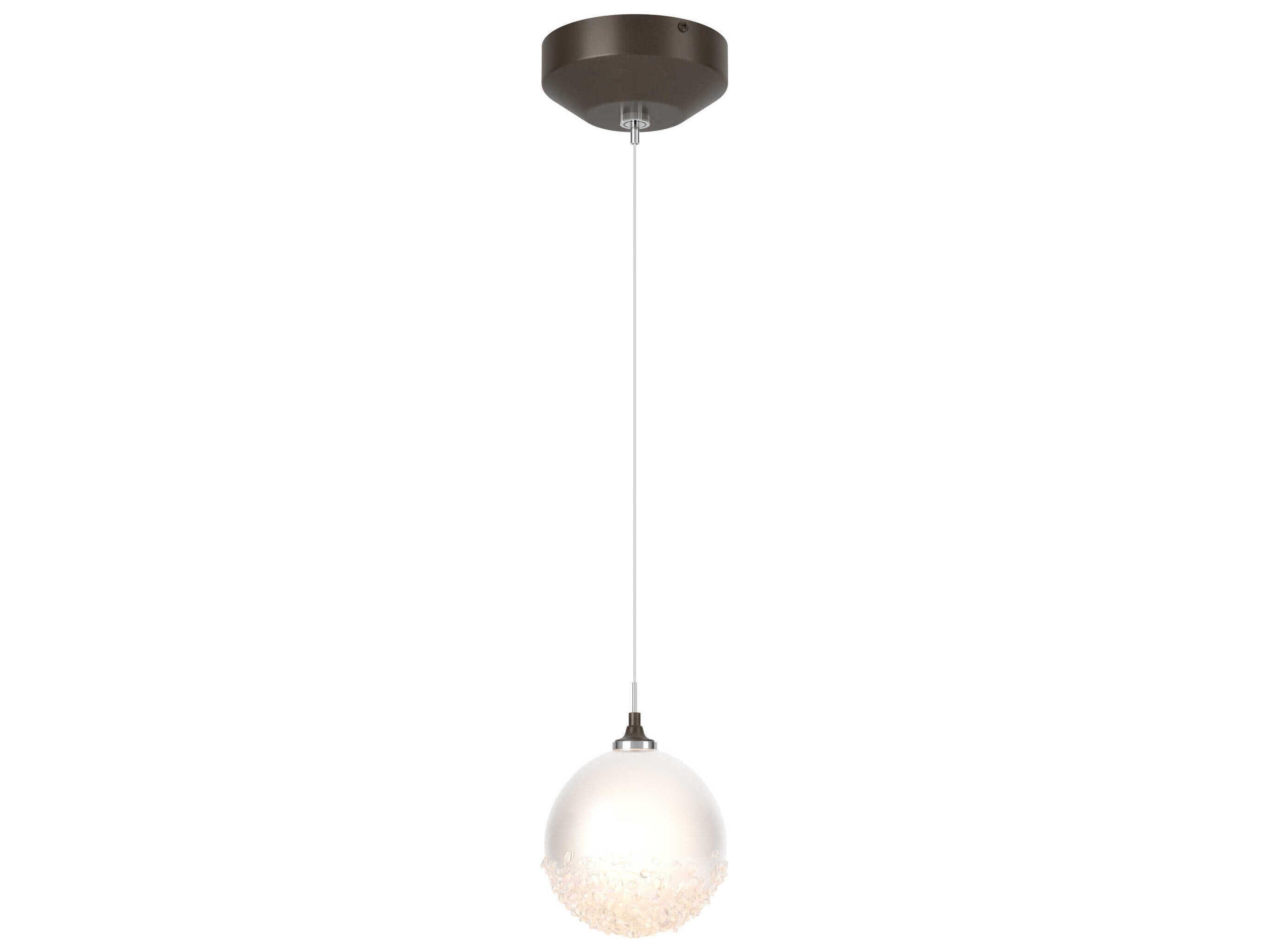 Hubbardton Forge Fritz 1-Light Glass LED Globe Mini Pendant