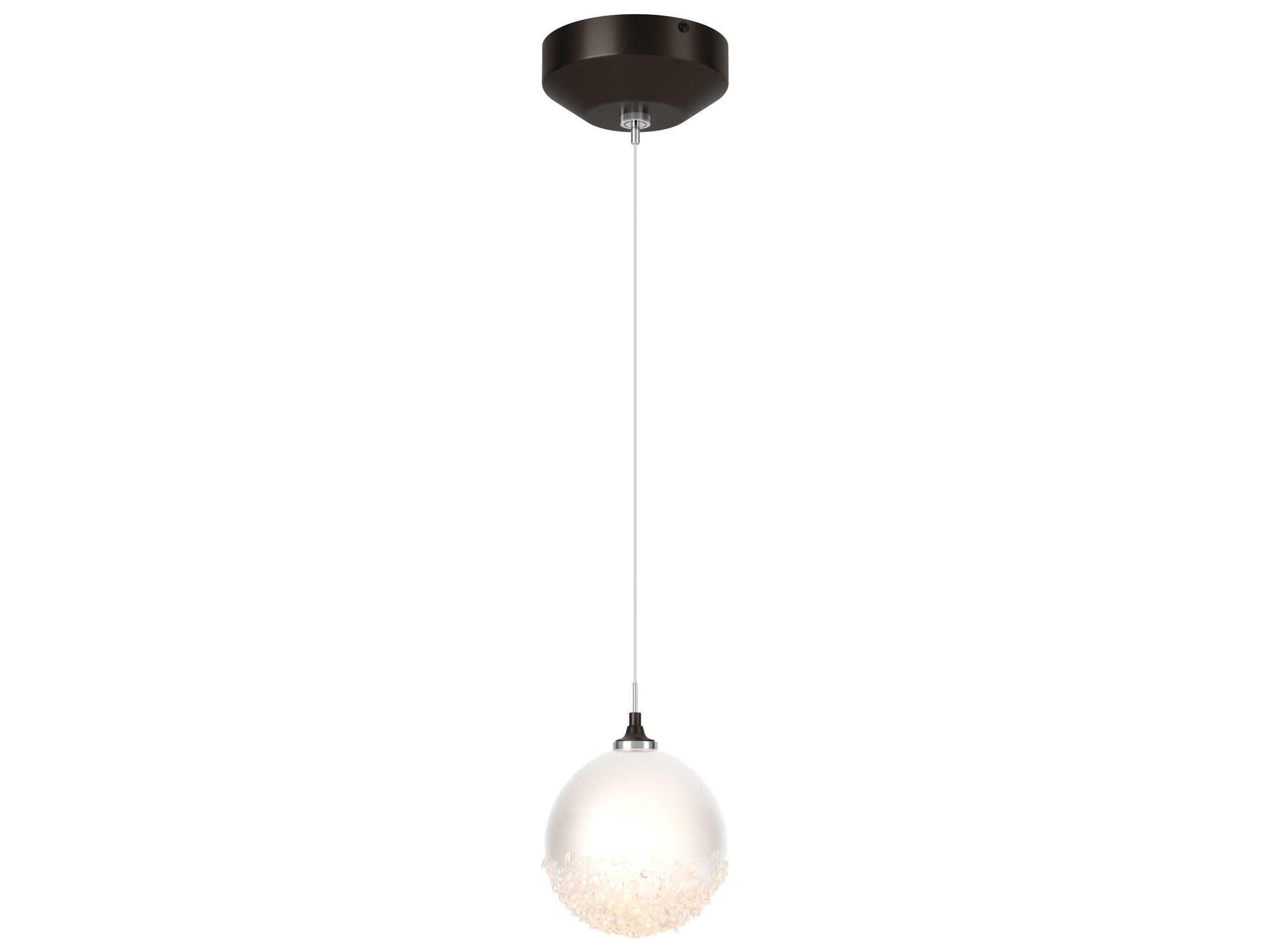 Hubbardton Forge Fritz 1-Light Glass LED Globe Mini Pendant