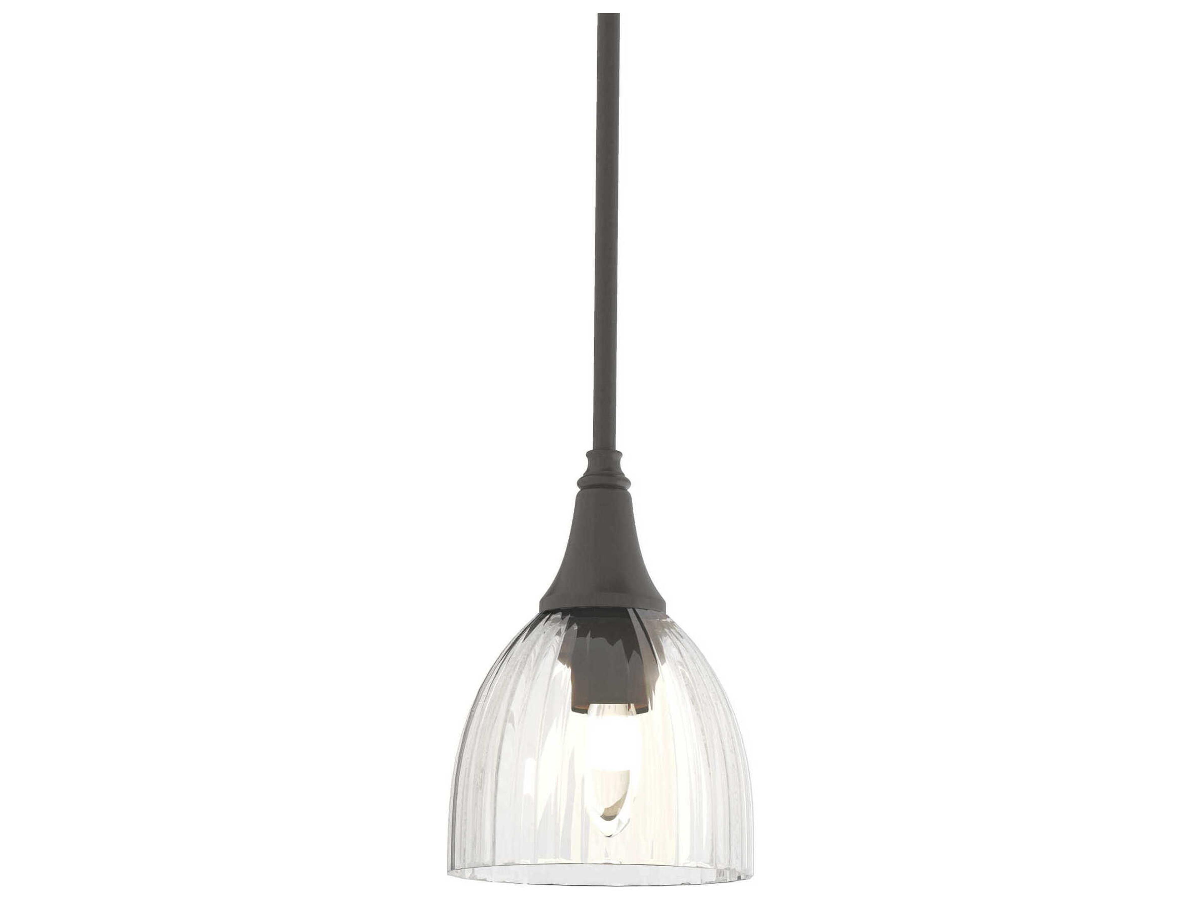 Hubbardton Forge Trumpet 1-Light Glass Bell Mini Pendant