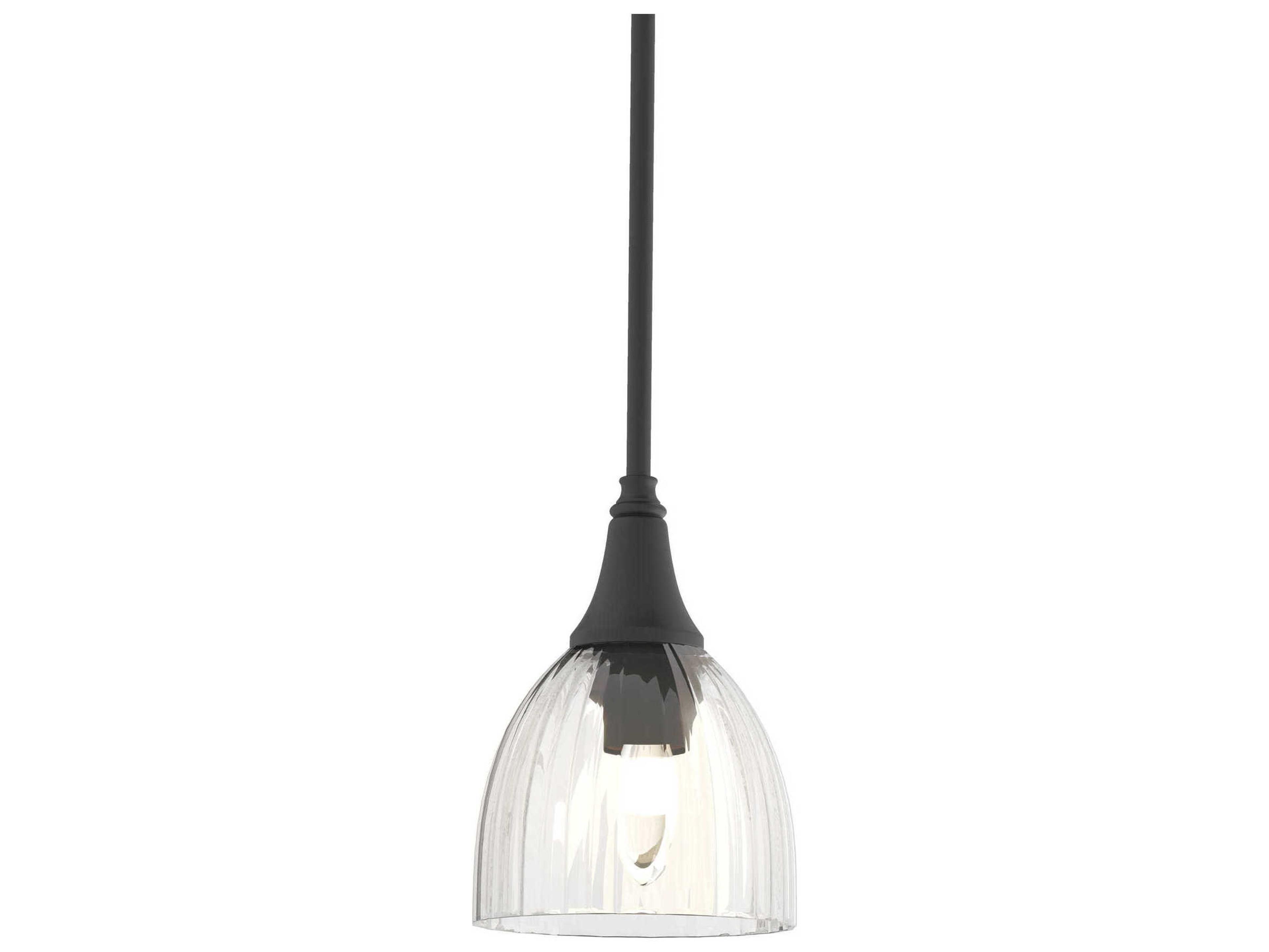 Hubbardton Forge Trumpet 1-Light Glass Bell Mini Pendant