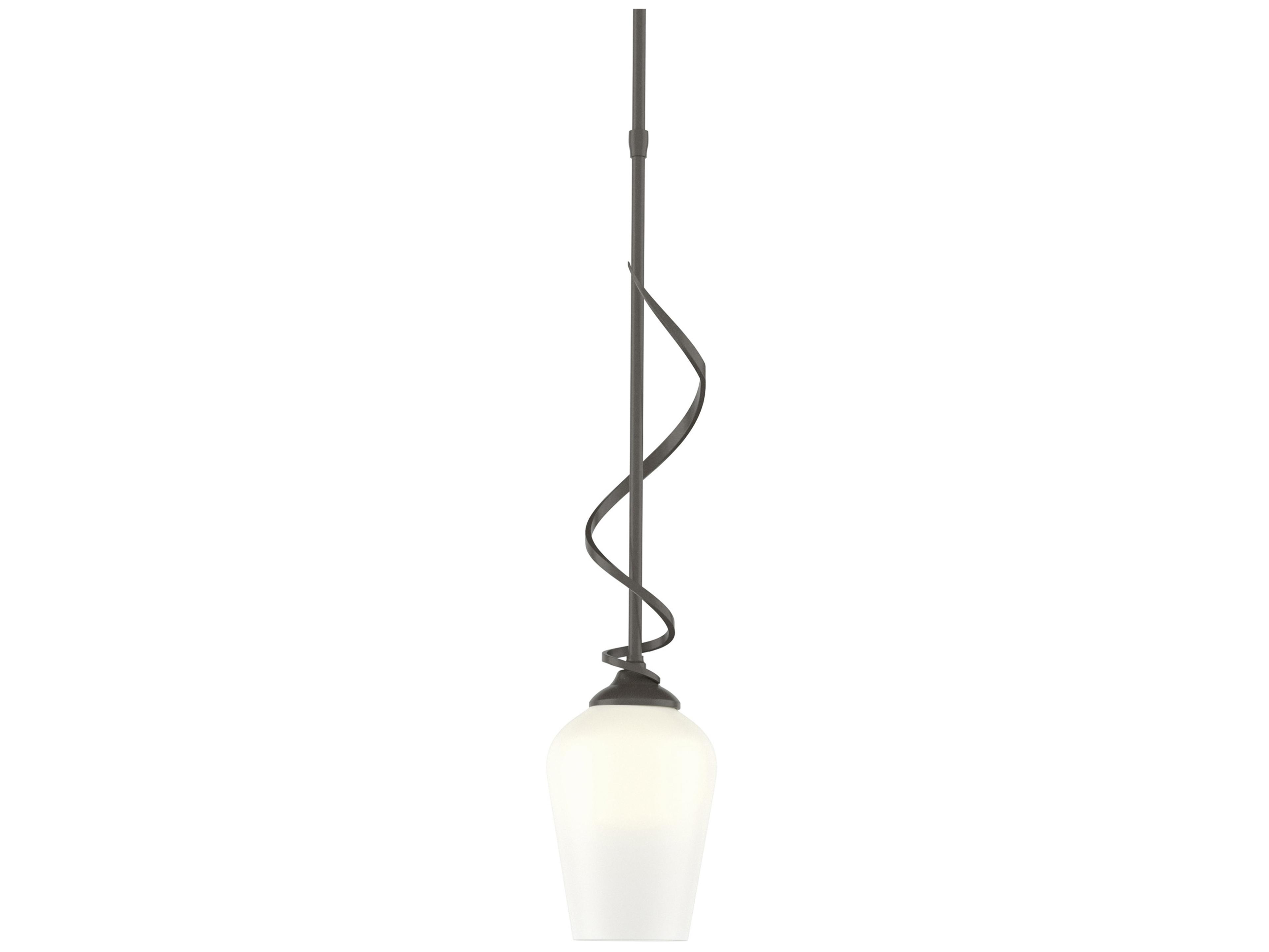 Hubbardton Forge Flora 1-Light Glass Bell Mini Pendant