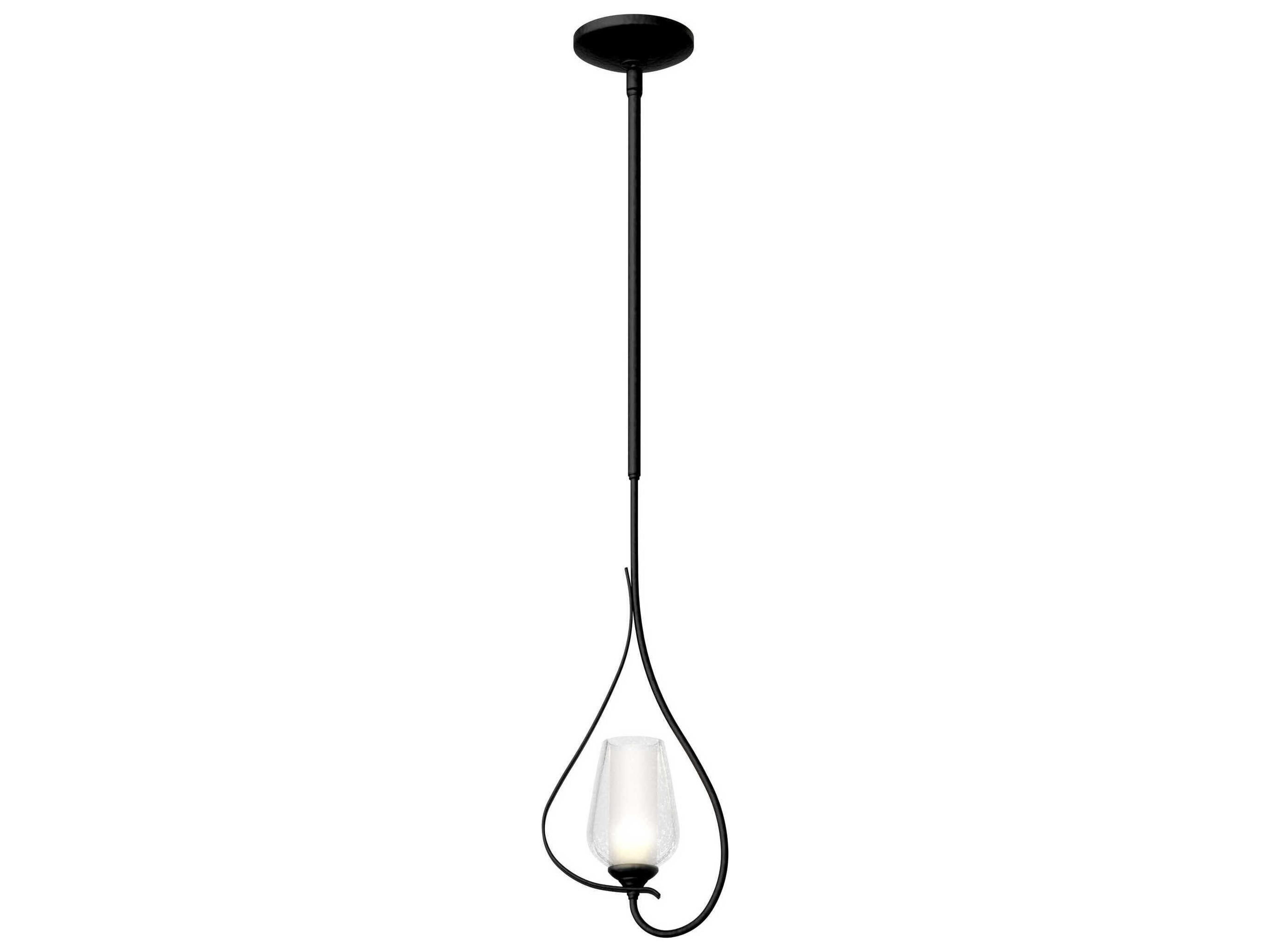 Hubbardton Forge Flora 1-Light Glass Bell Mini Pendant