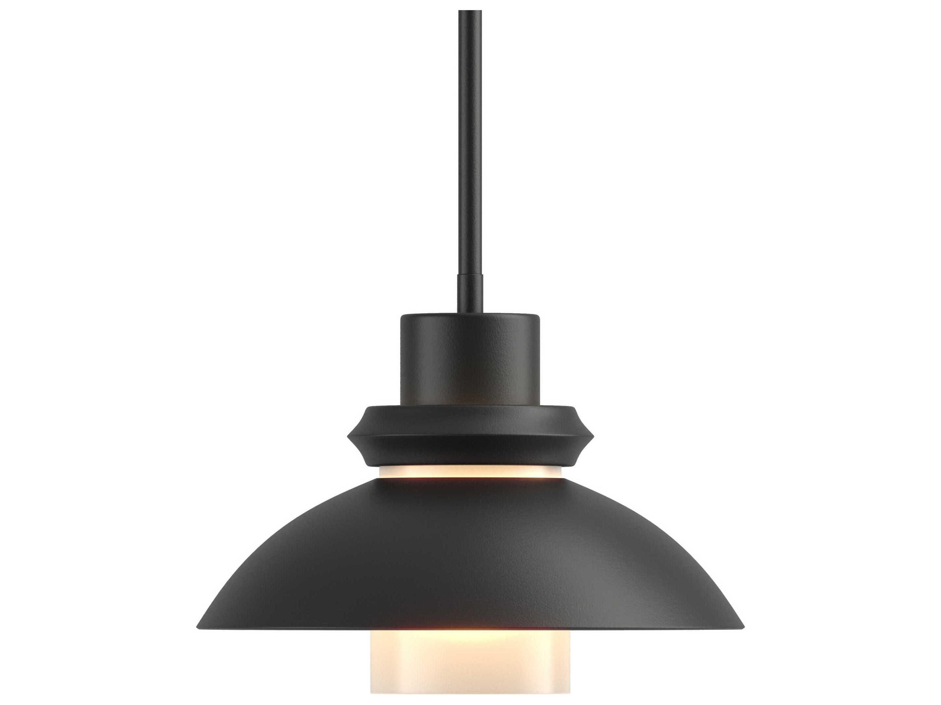 Hubbardton Forge Staccato 1-Light Glass Cylinder Dome Mini Pendant