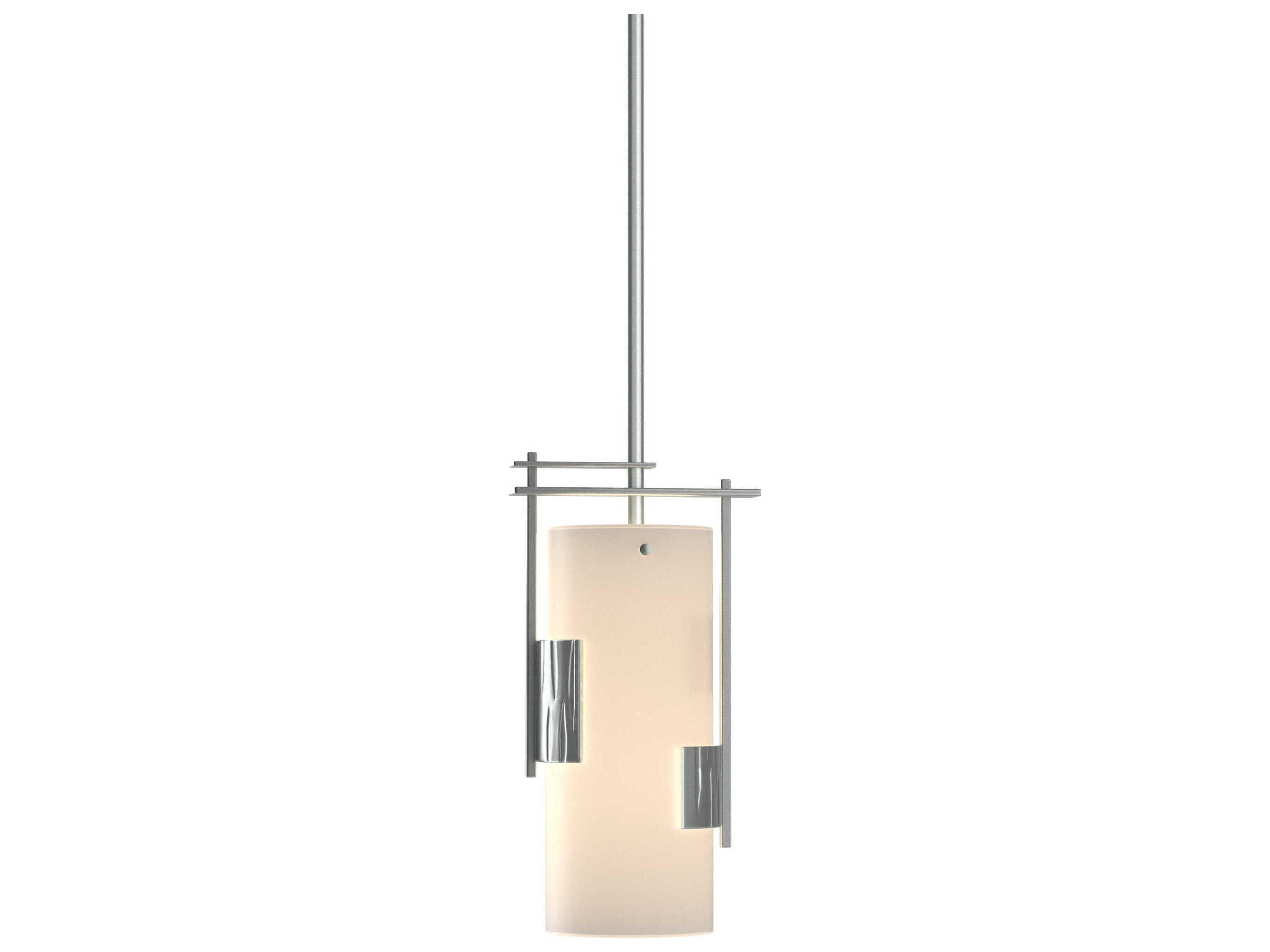 Hubbardton Forge Fullered 1-Light Glass Cylinder Mini Pendant