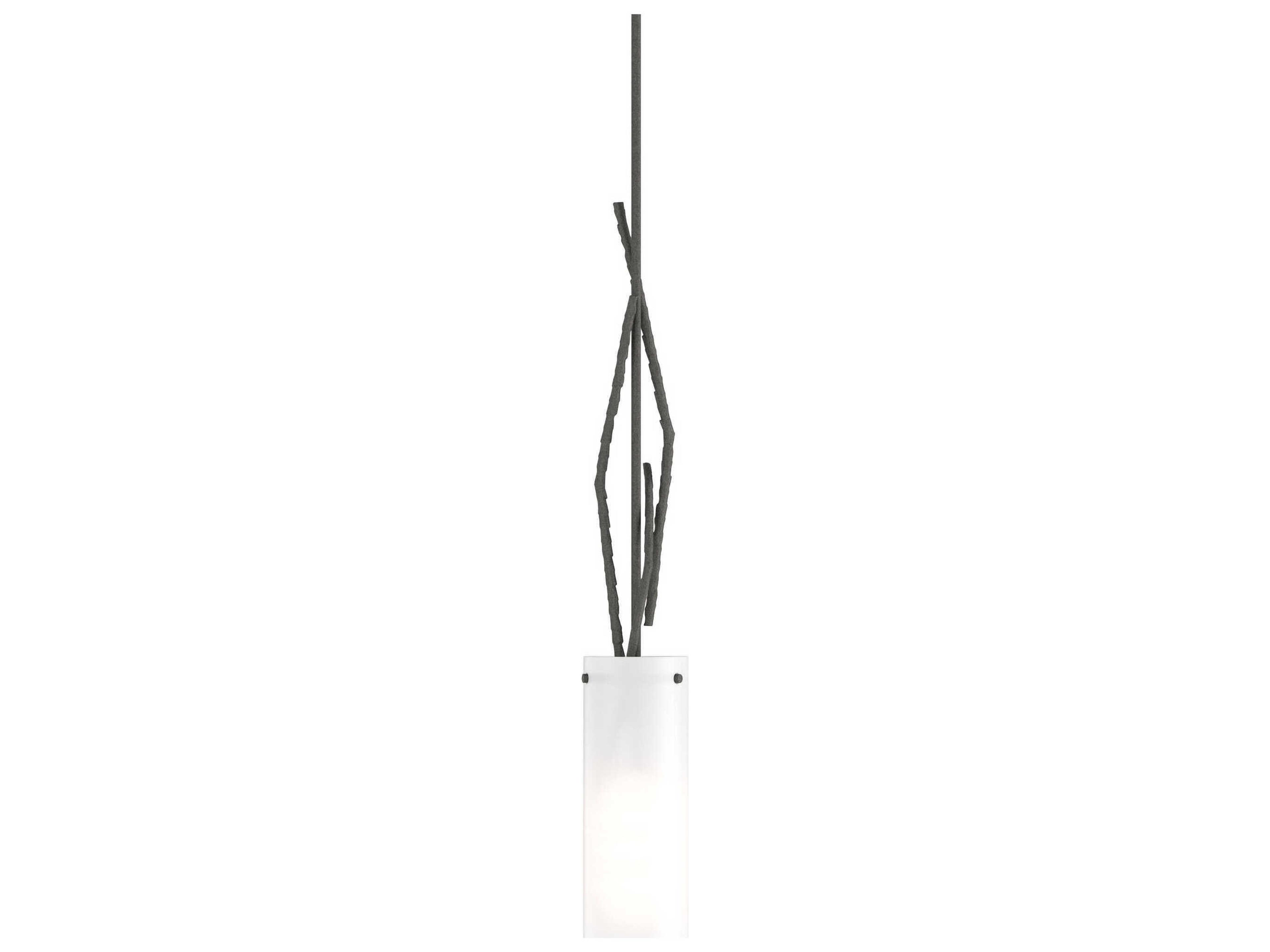 Hubbardton Forge Brindille 1-Light Glass Cylinder Mini Pendant