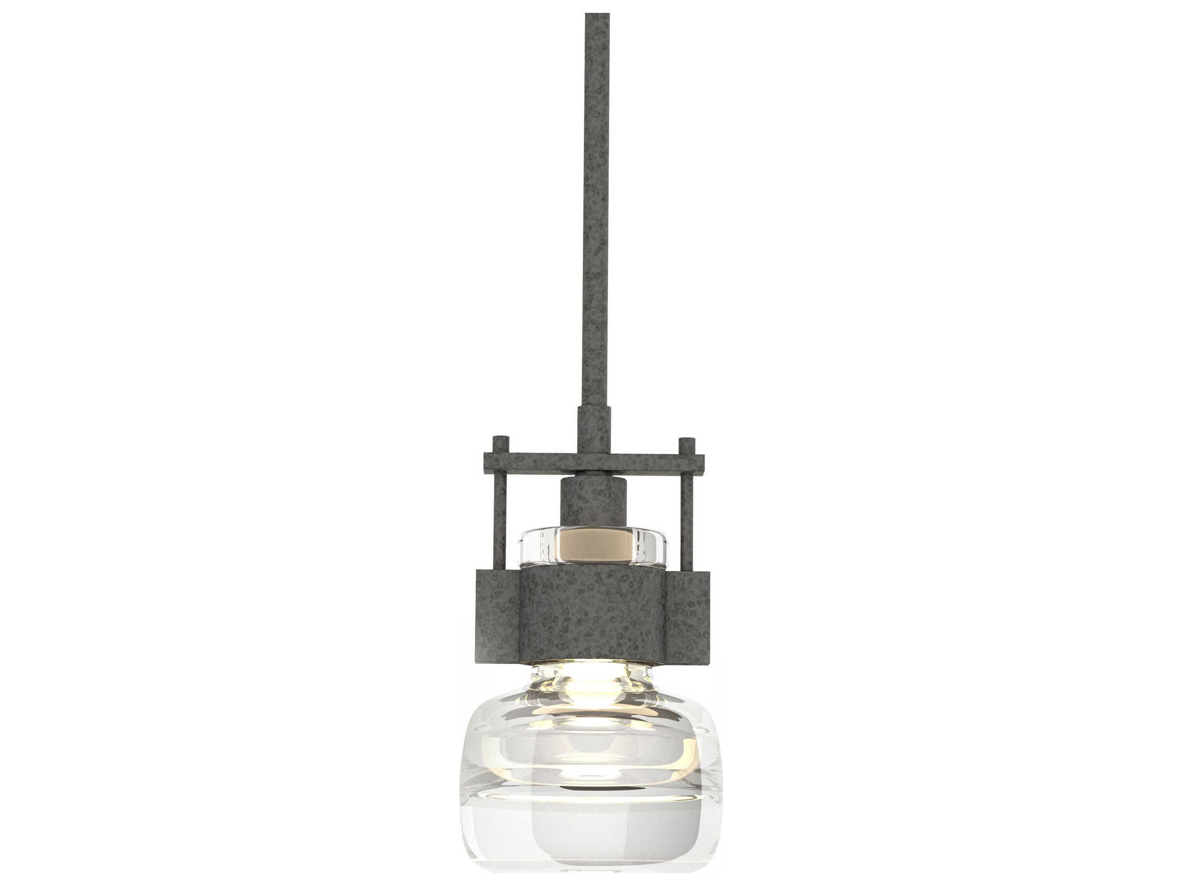 Hubbardton Forge Cuff 1-Light Glass Mini Pendant
