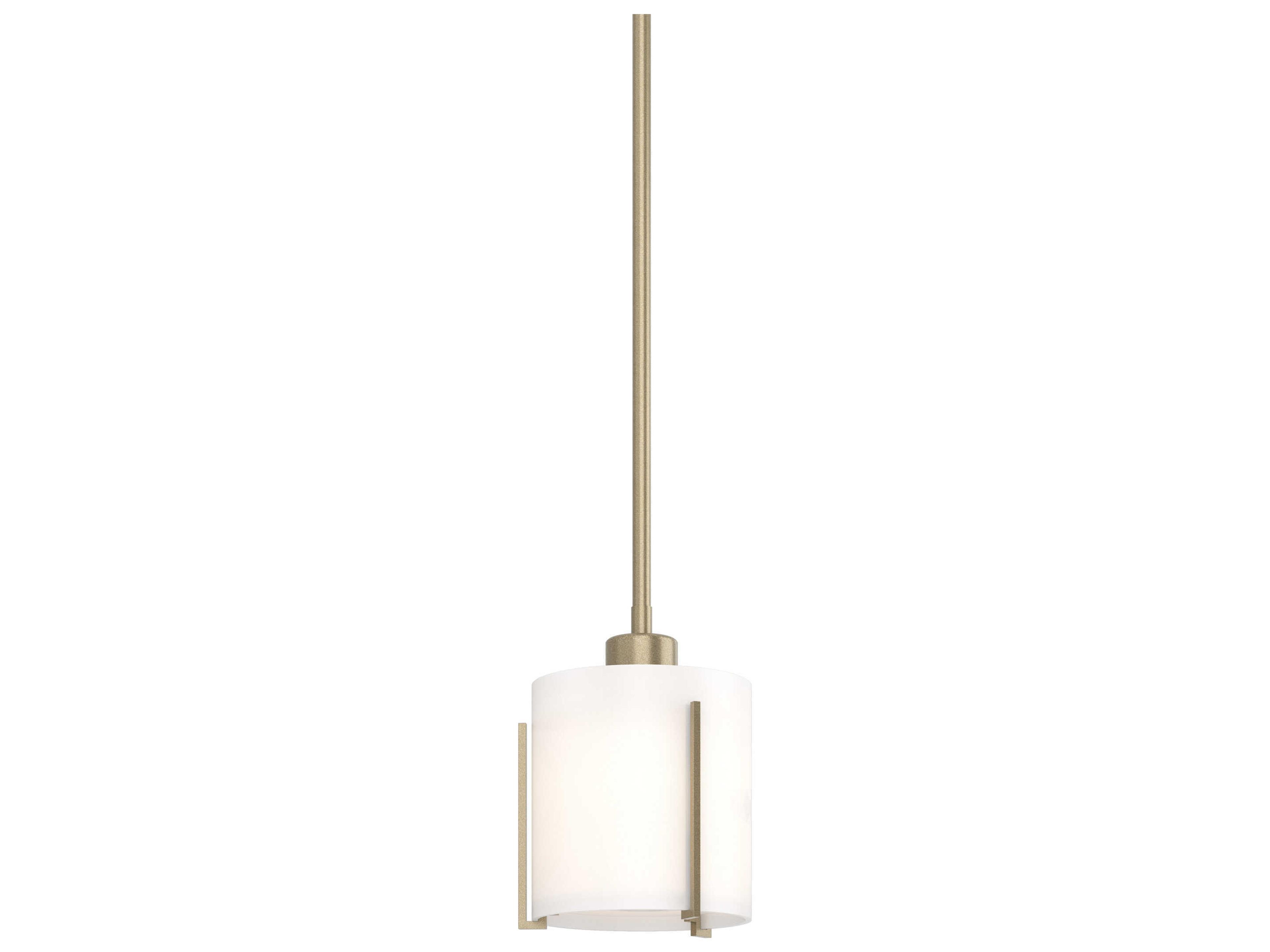 Hubbardton Forge Exos 1-Light Glass Drum Mini Pendant