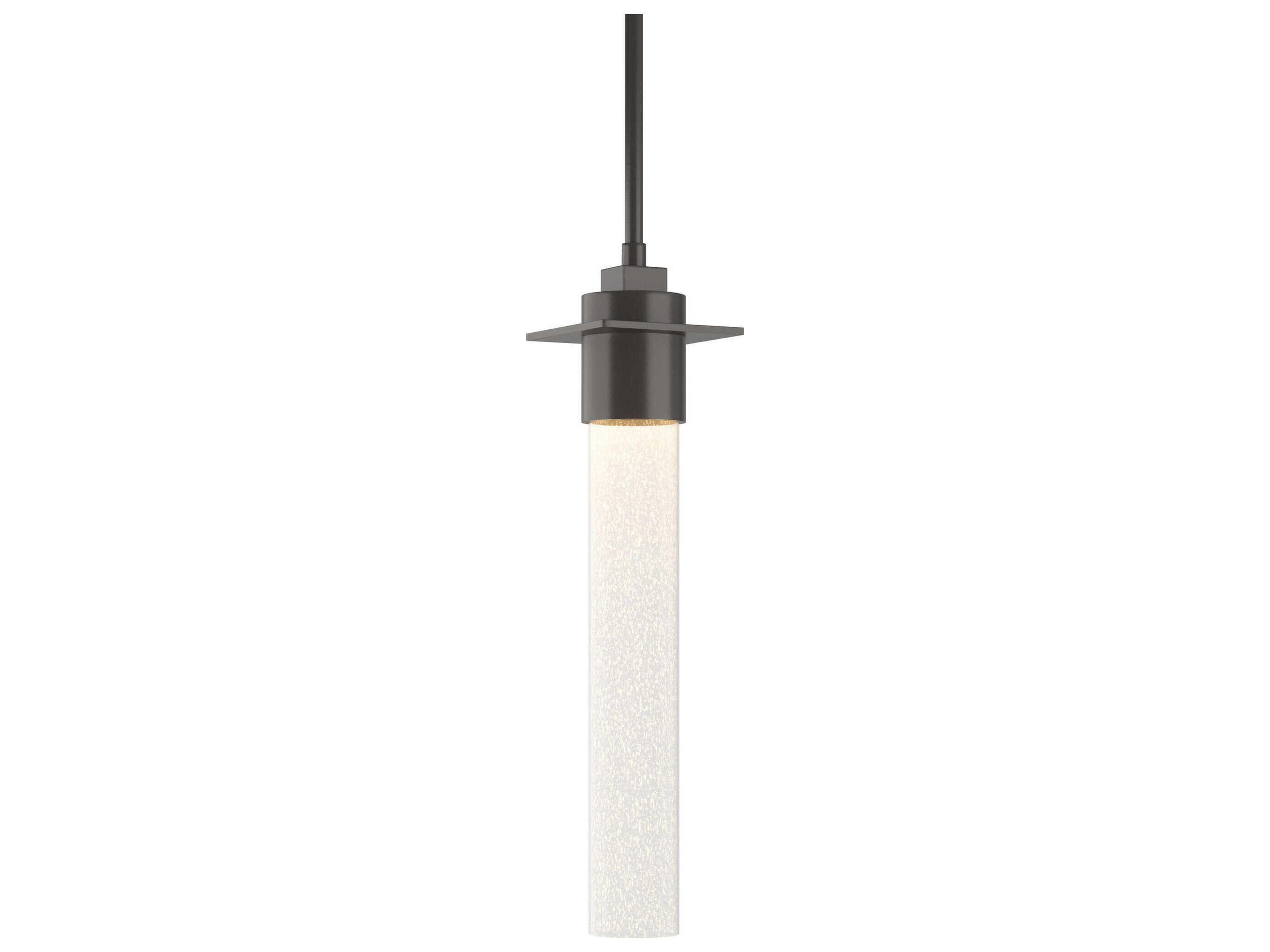 Hubbardton Forge Airis 1-Light Glass Cylinder Mini Pendant
