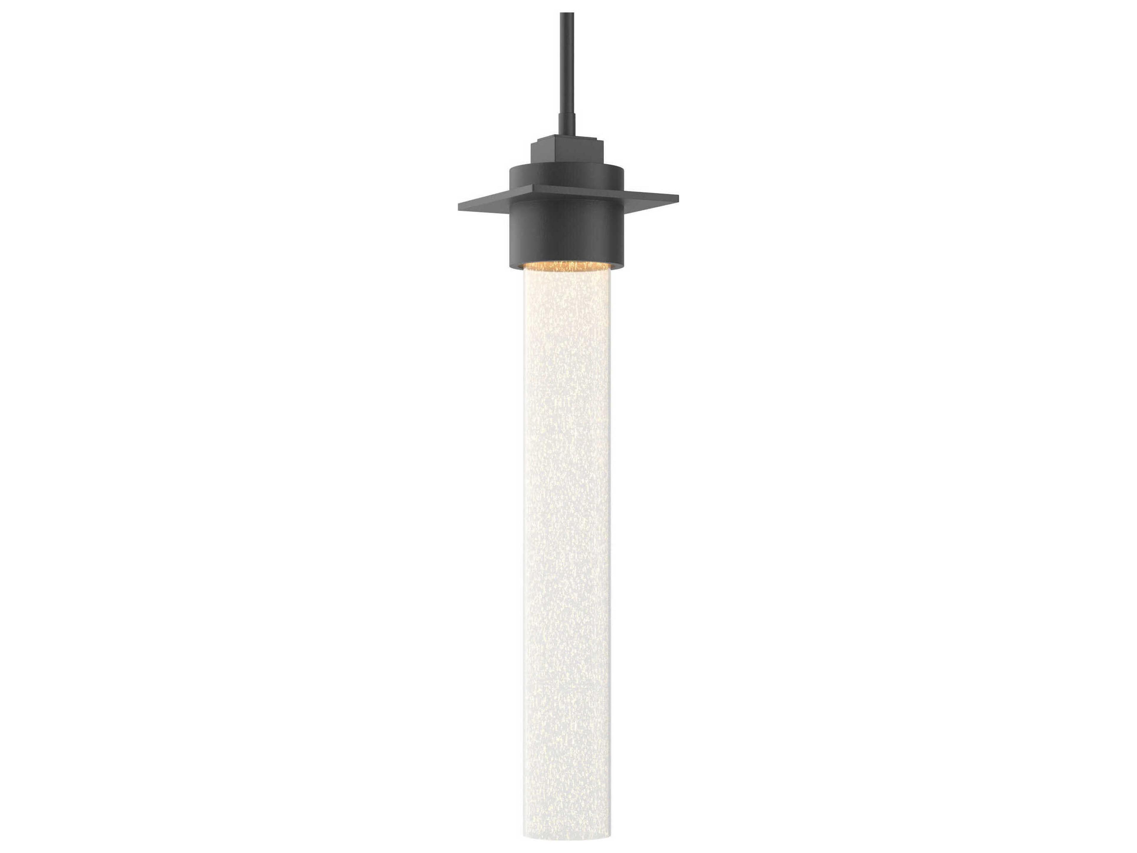 Hubbardton Forge Airis 1-Light Glass Cylinder Mini Pendant