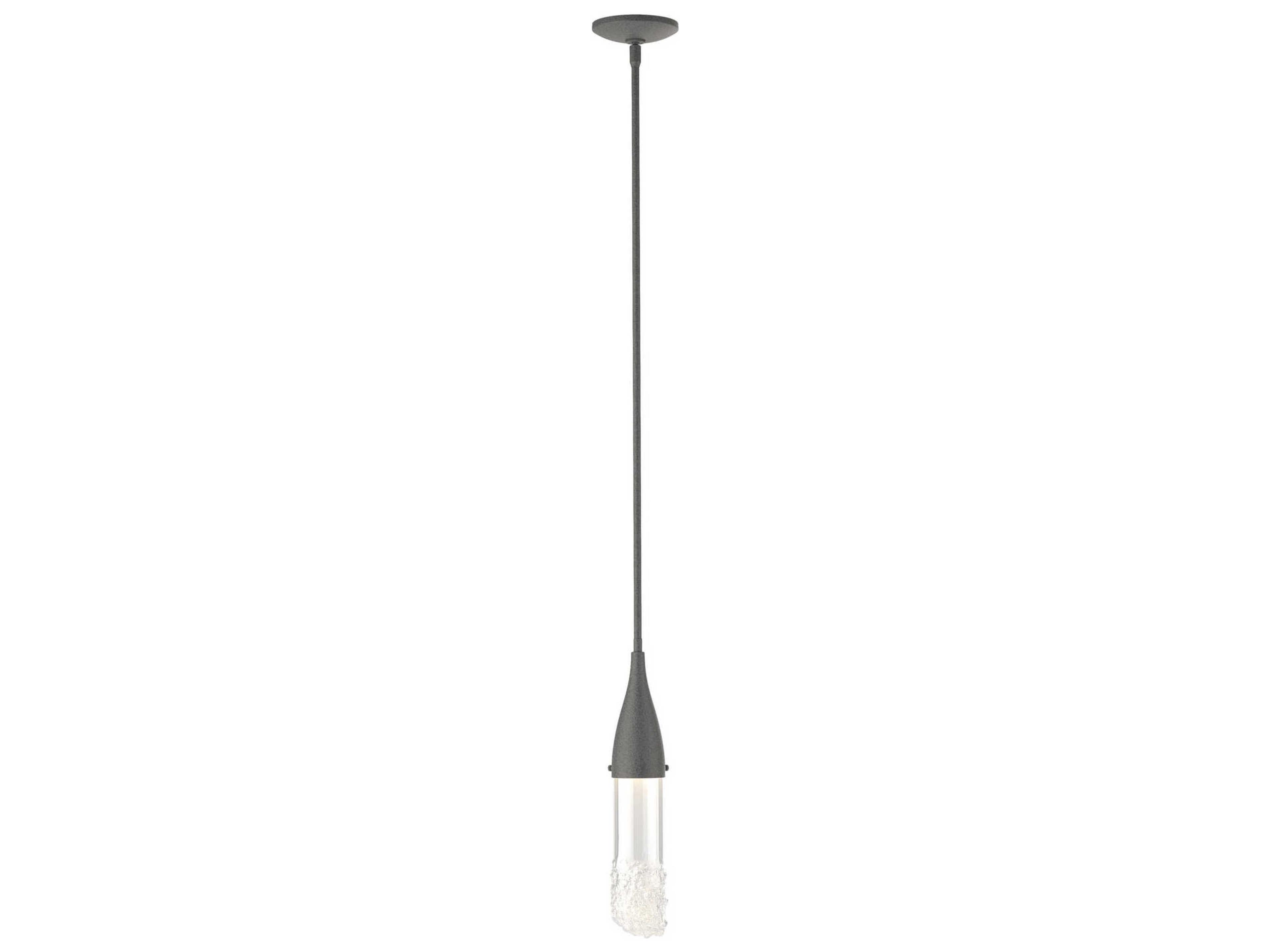 Hubbardton Forge Fritz 1-Light Glass Cylinder Mini Pendant