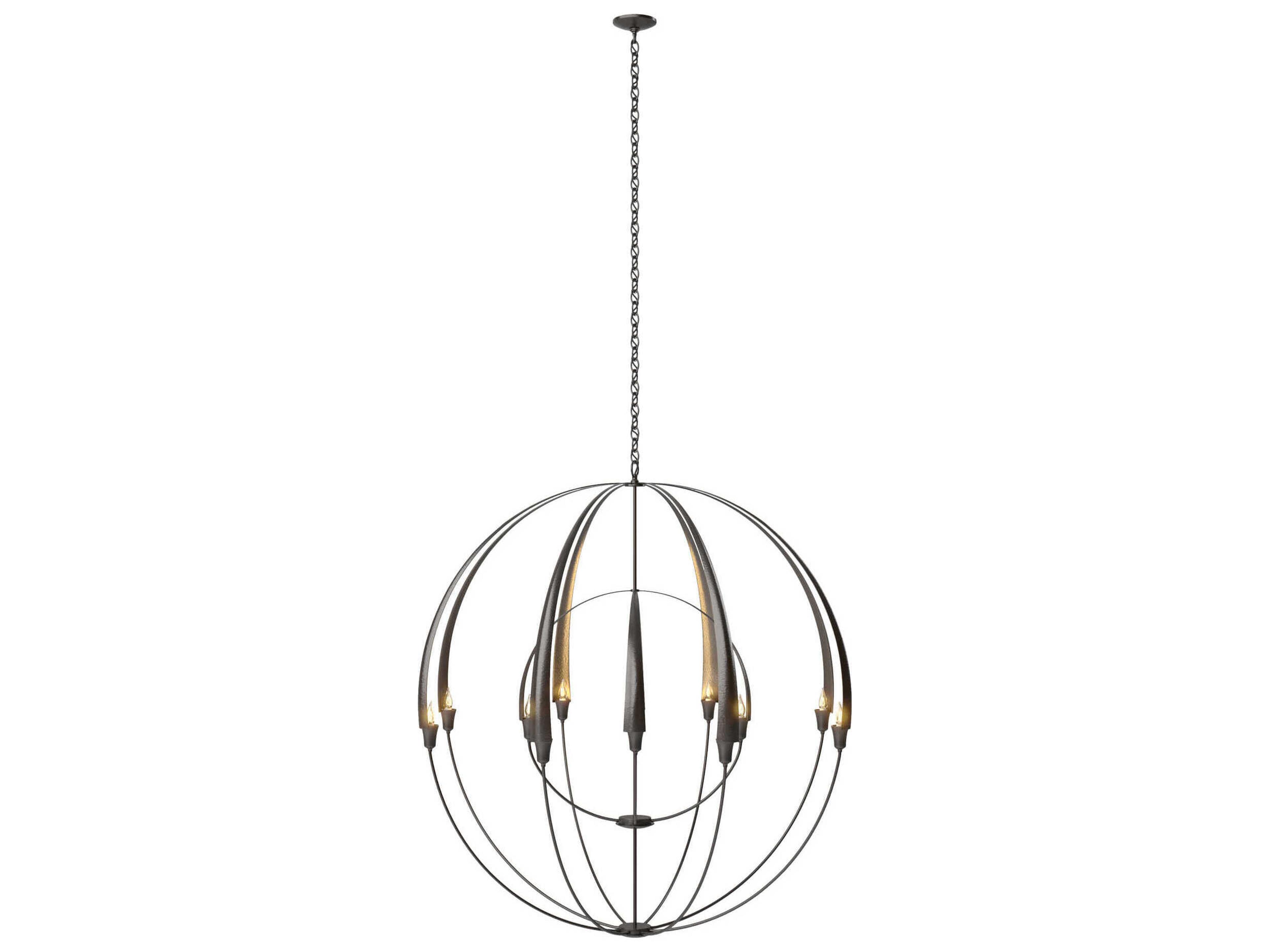12-Light Double Cirque Large Scale Chandelier