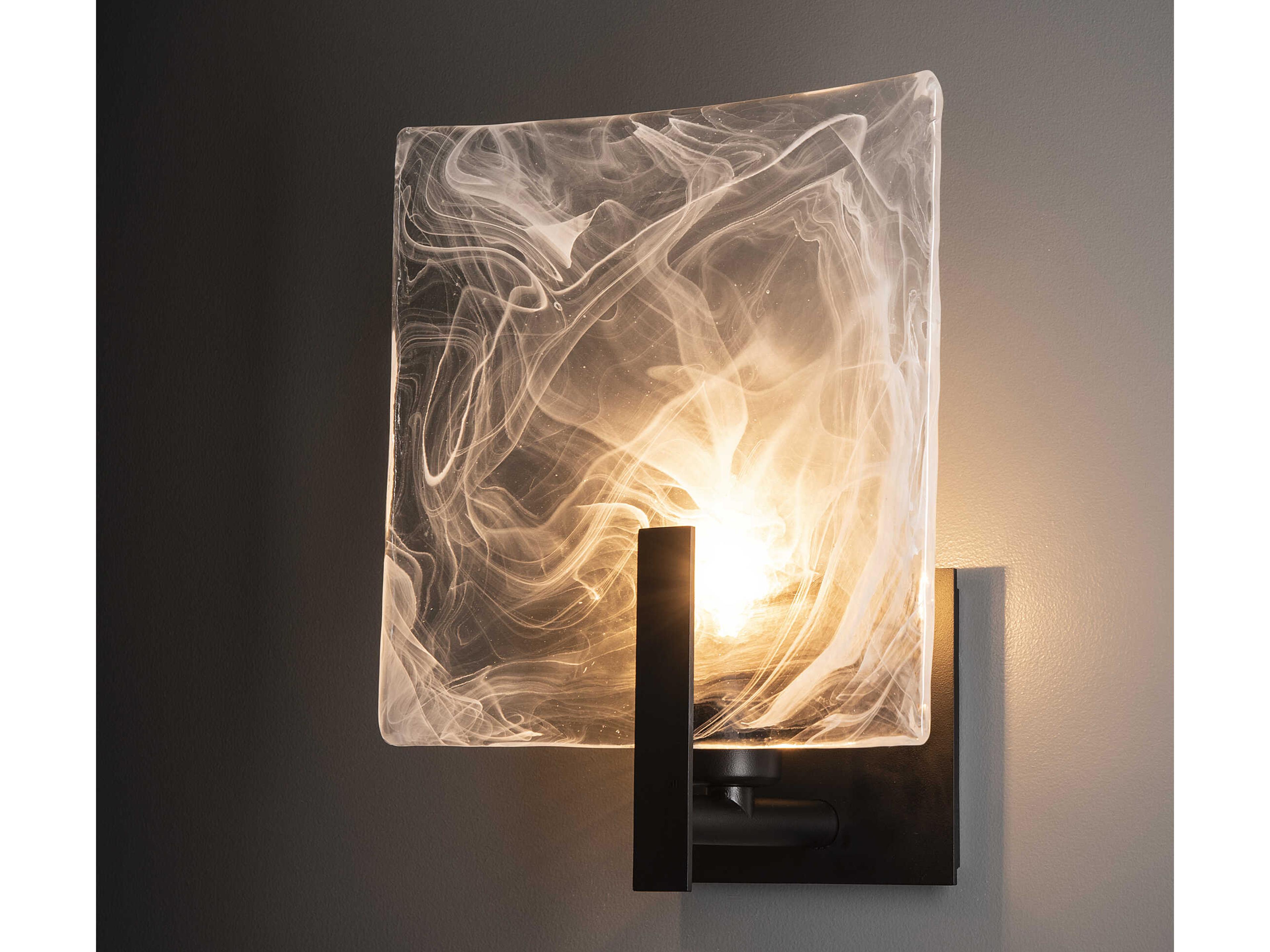 Hubbardton Forge Arc 1-Light Glass Wall Sconce