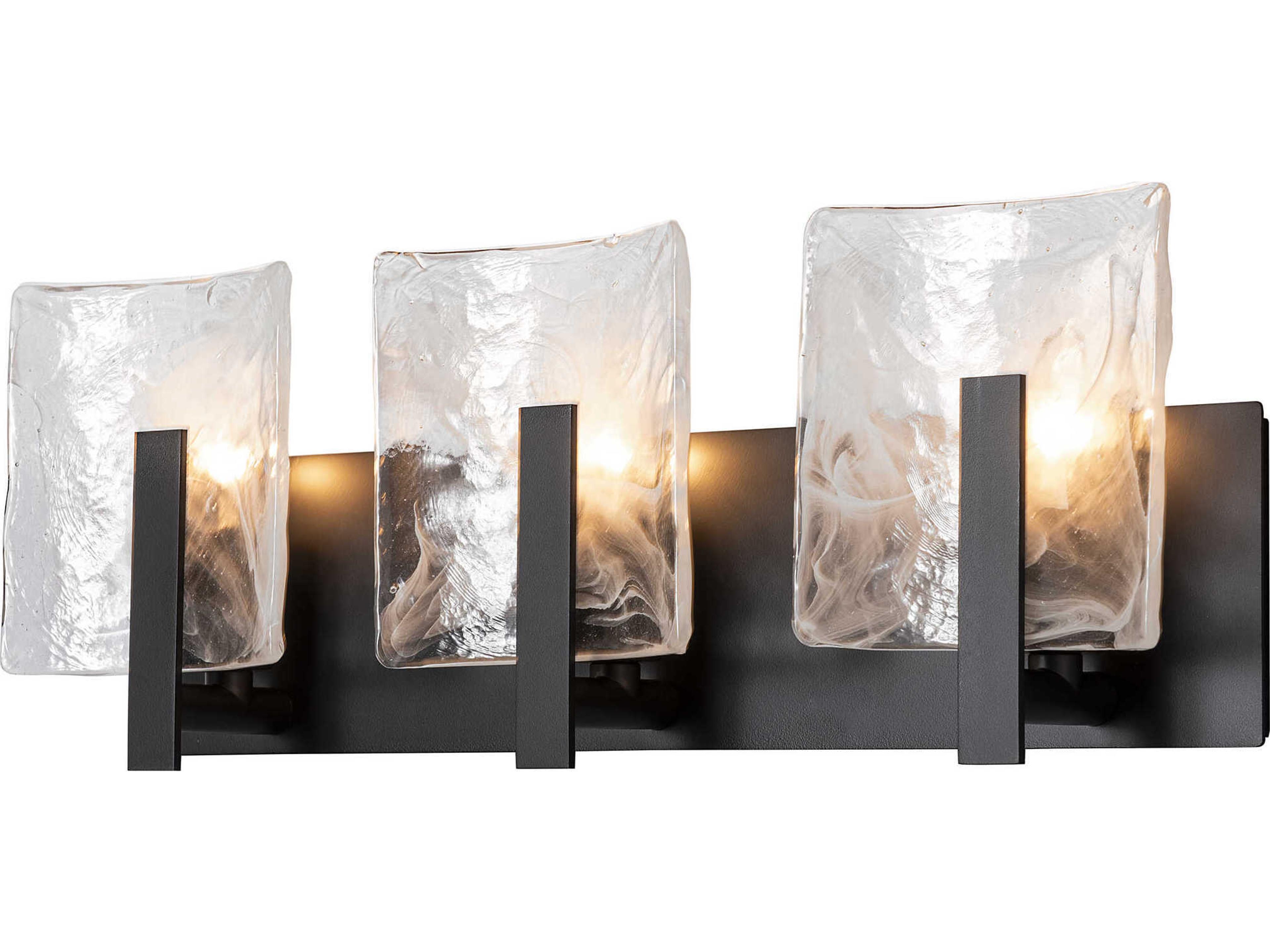Hubbardton Forge Arc 3-Light Glass Vanity Light