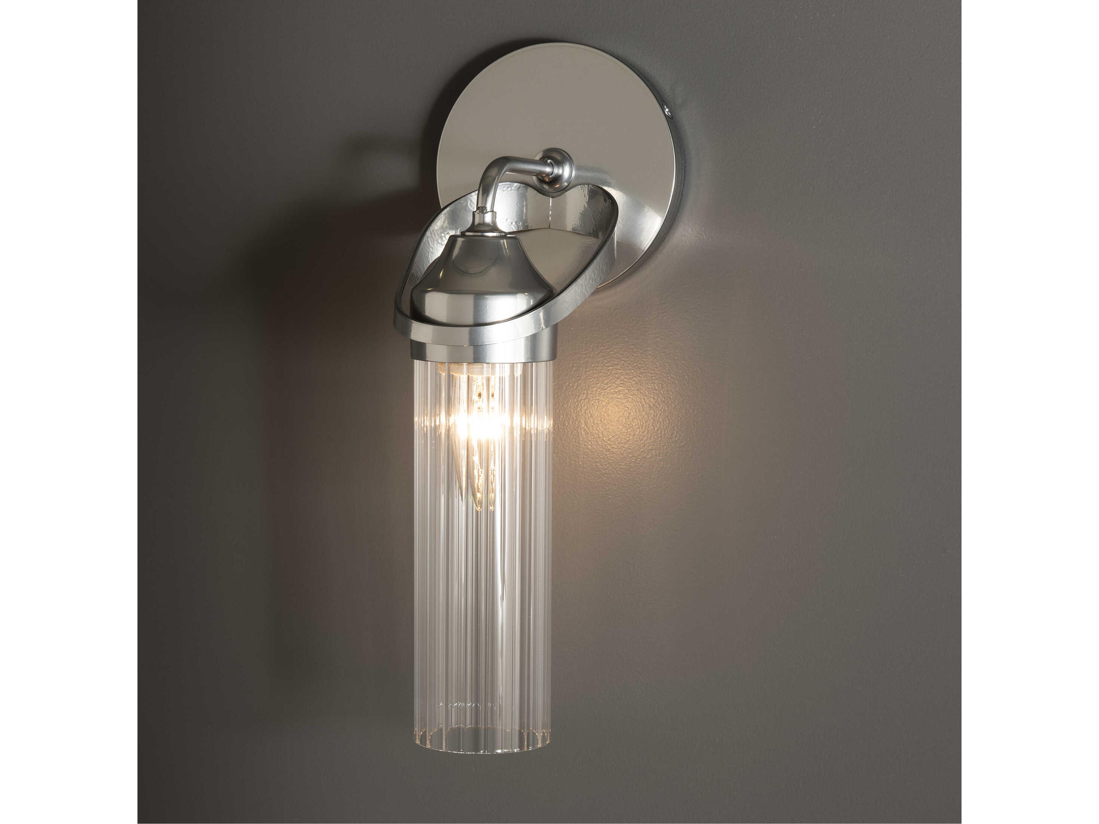 Hubbardton Forge Bow 1-Light Glass Wall Sconce