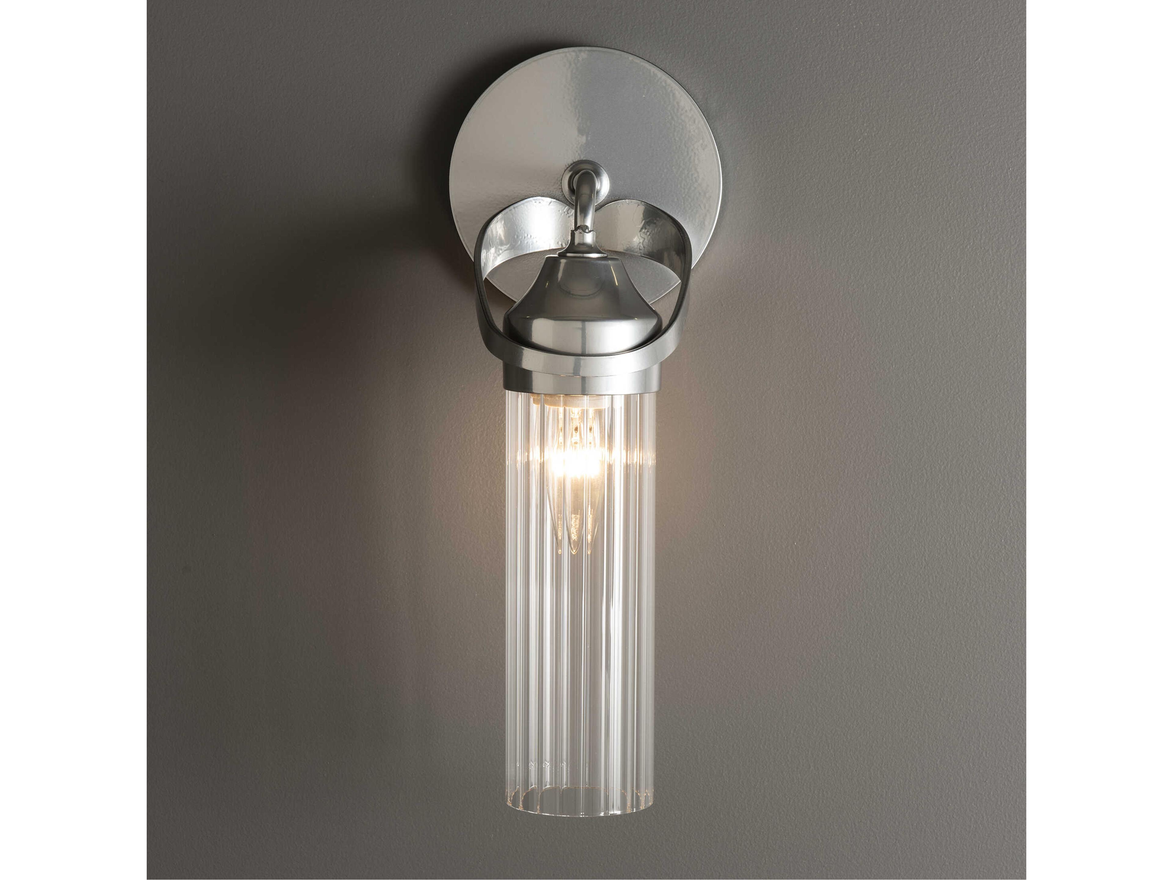 Hubbardton Forge Bow 1-Light Glass Wall Sconce