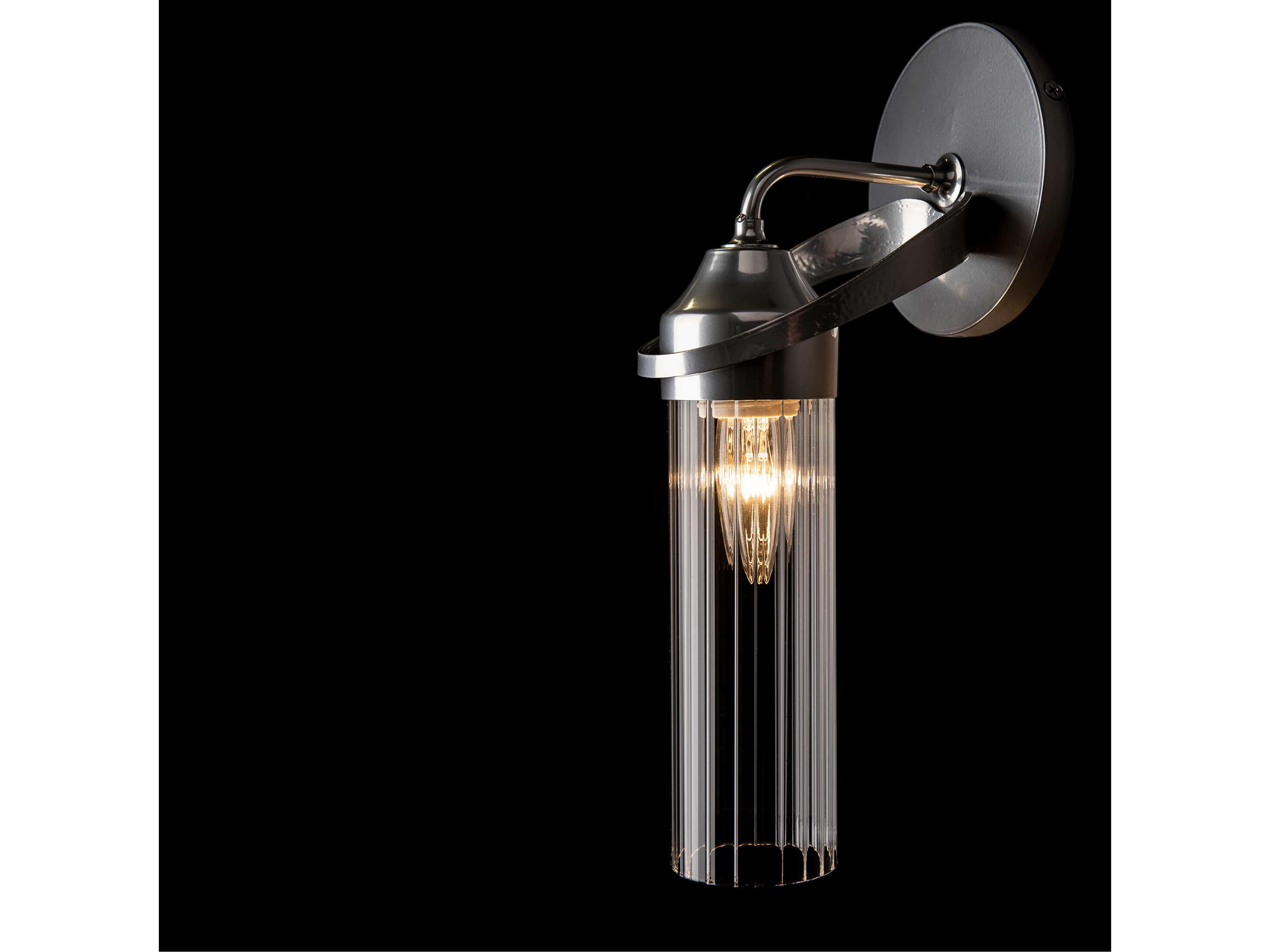 Hubbardton Forge Bow 1-Light Glass Wall Sconce